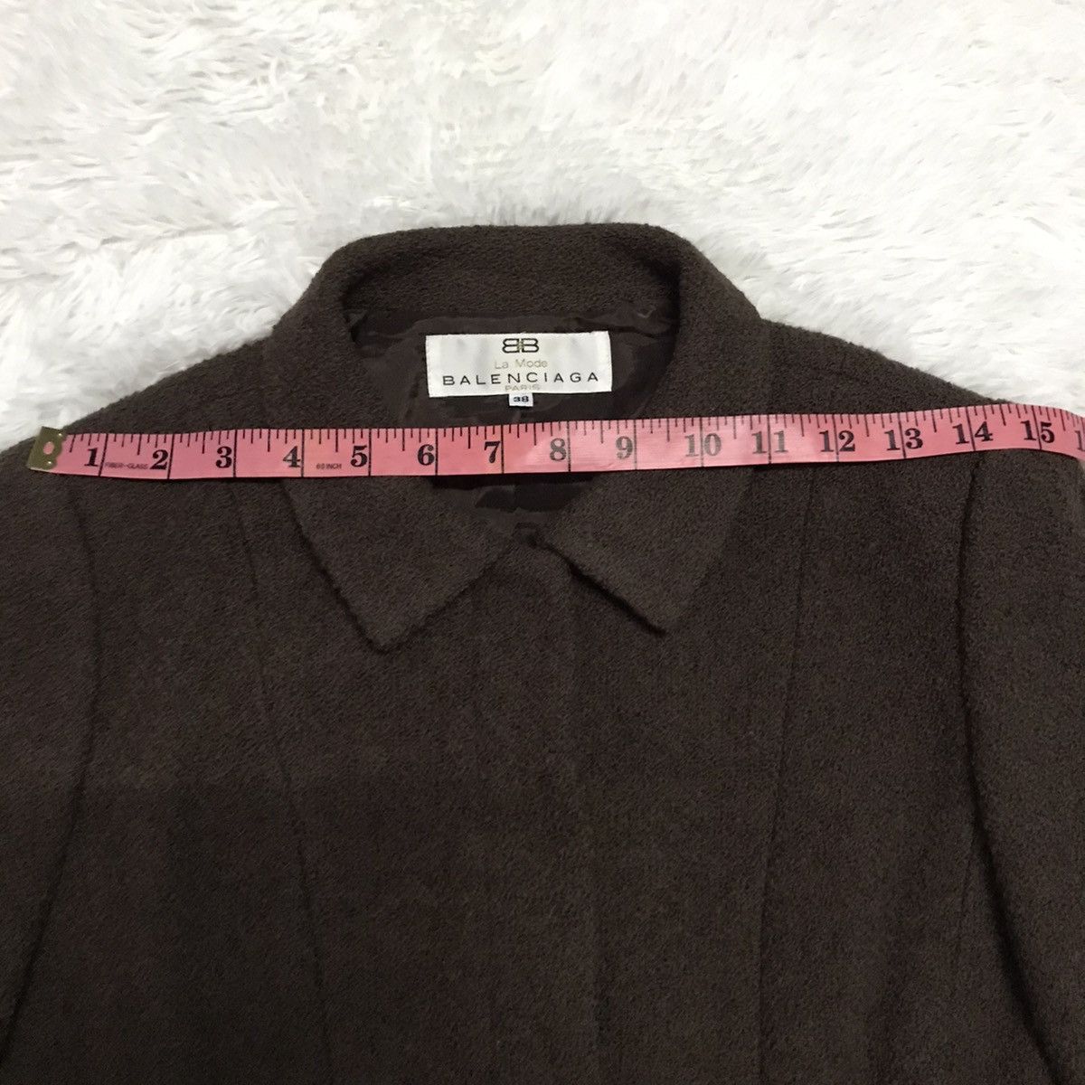 Balenciaga Balenciaga La Mode Paris Wool Women Jacket Made in Japan Size M / US 6-8 / IT 42-44 - 18 Thumbnail