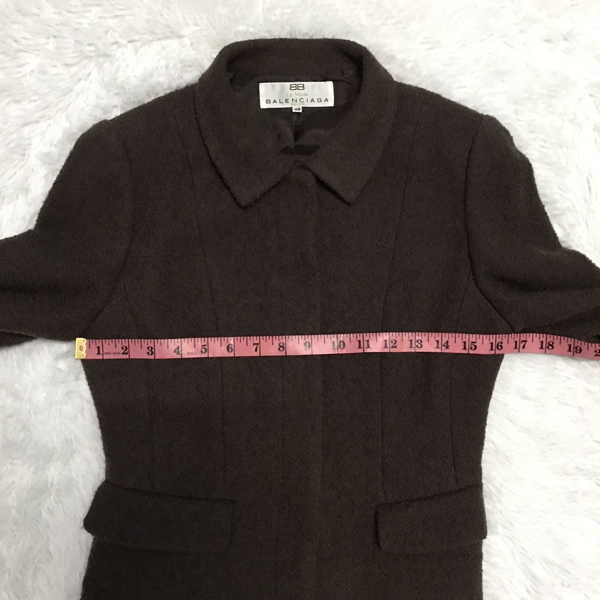 Balenciaga Balenciaga La Mode Paris Wool Women Jacket Made in Japan Size M / US 6-8 / IT 42-44 - 16 Thumbnail