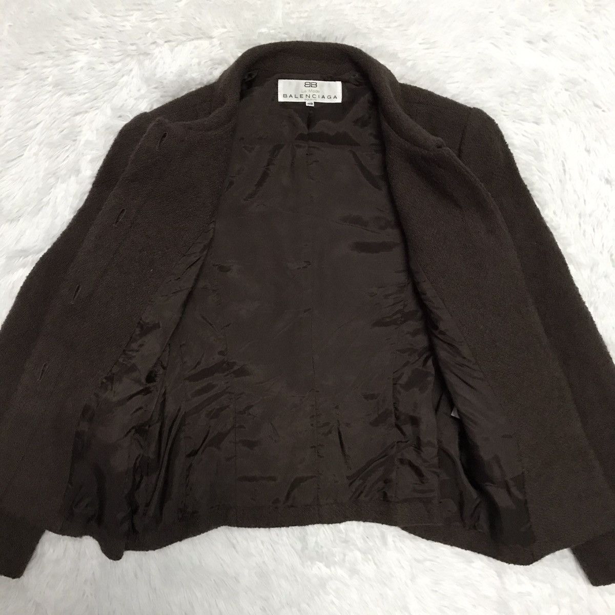 Balenciaga Balenciaga La Mode Paris Wool Women Jacket Made in Japan Size M / US 6-8 / IT 42-44 - 12 Thumbnail