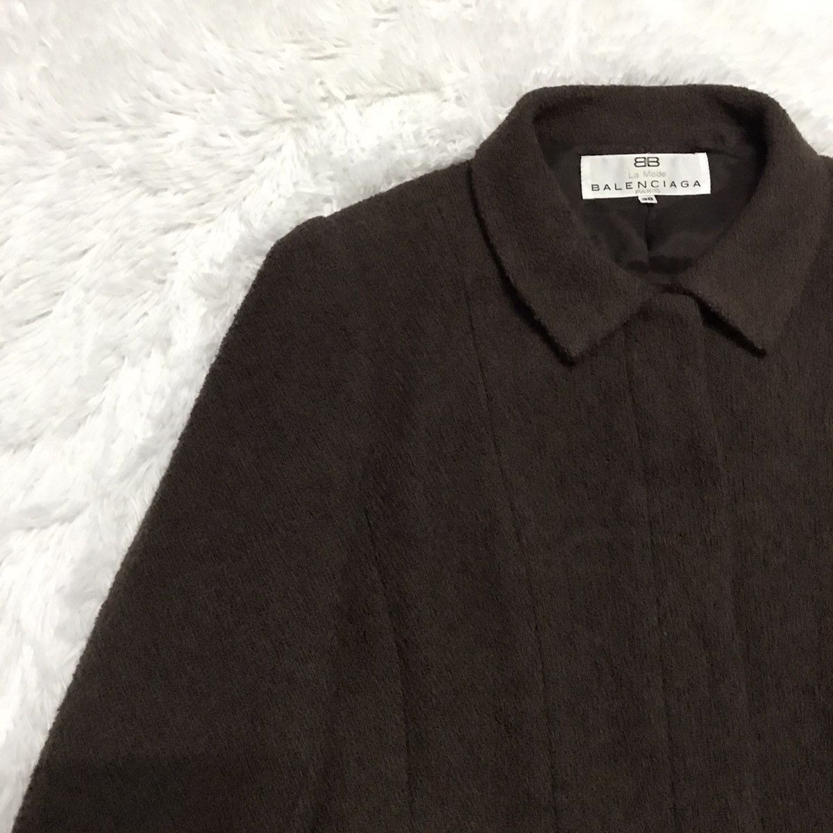 Balenciaga Balenciaga La Mode Paris Wool Women Jacket Made in Japan Size M / US 6-8 / IT 42-44 - 6 Thumbnail