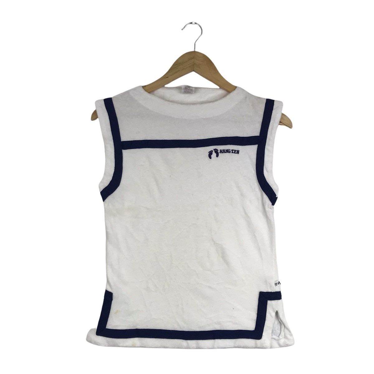 Hang Ten Vintage 80s Hang Ten Surfing Sleeveless Shirt Size US S / EU 44-46 / 1 - 1 Thumbnail