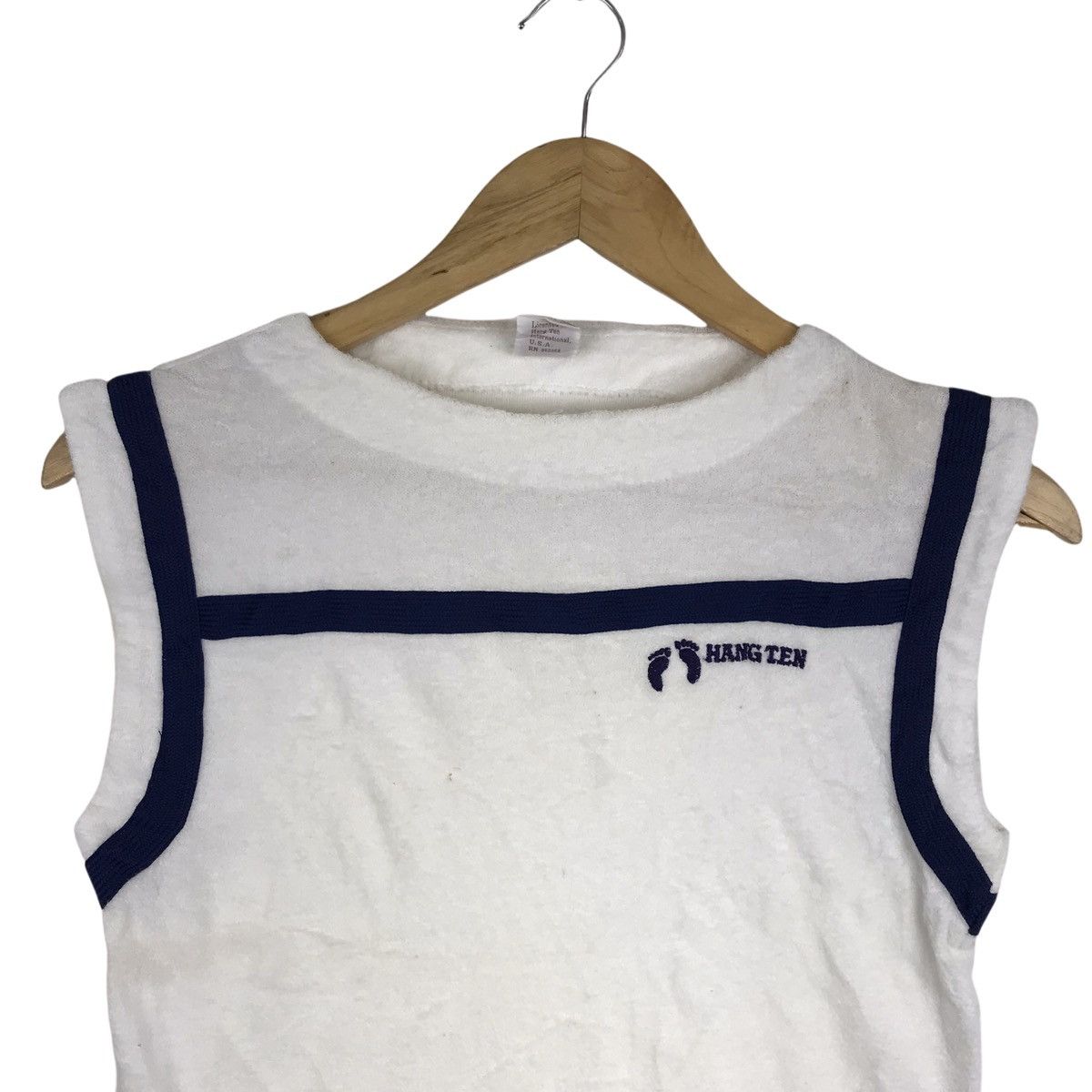 Hang Ten Vintage 80s Hang Ten Surfing Sleeveless Shirt Size US S / EU 44-46 / 1 - 3 Thumbnail
