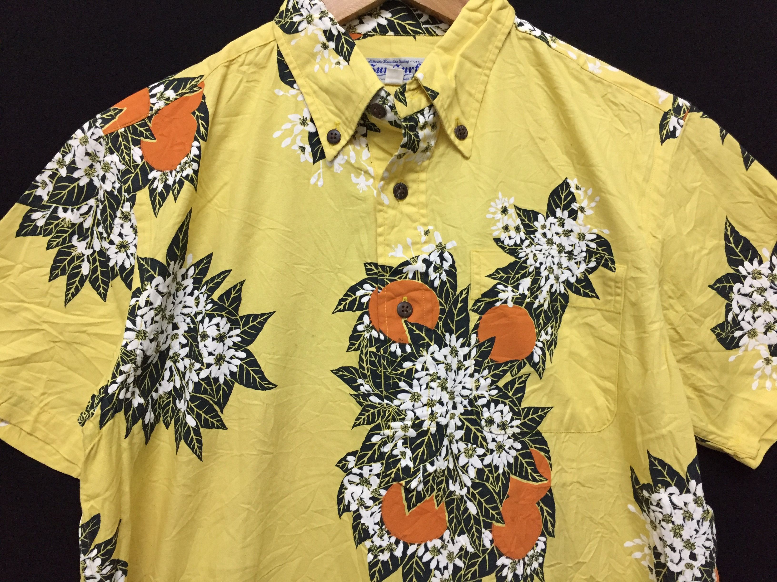 Sun Surf × Toyo Enterprises Cherry blossom japan motif flower half button shirt Size US S / EU 44-46 / 1 - 3 Thumbnail