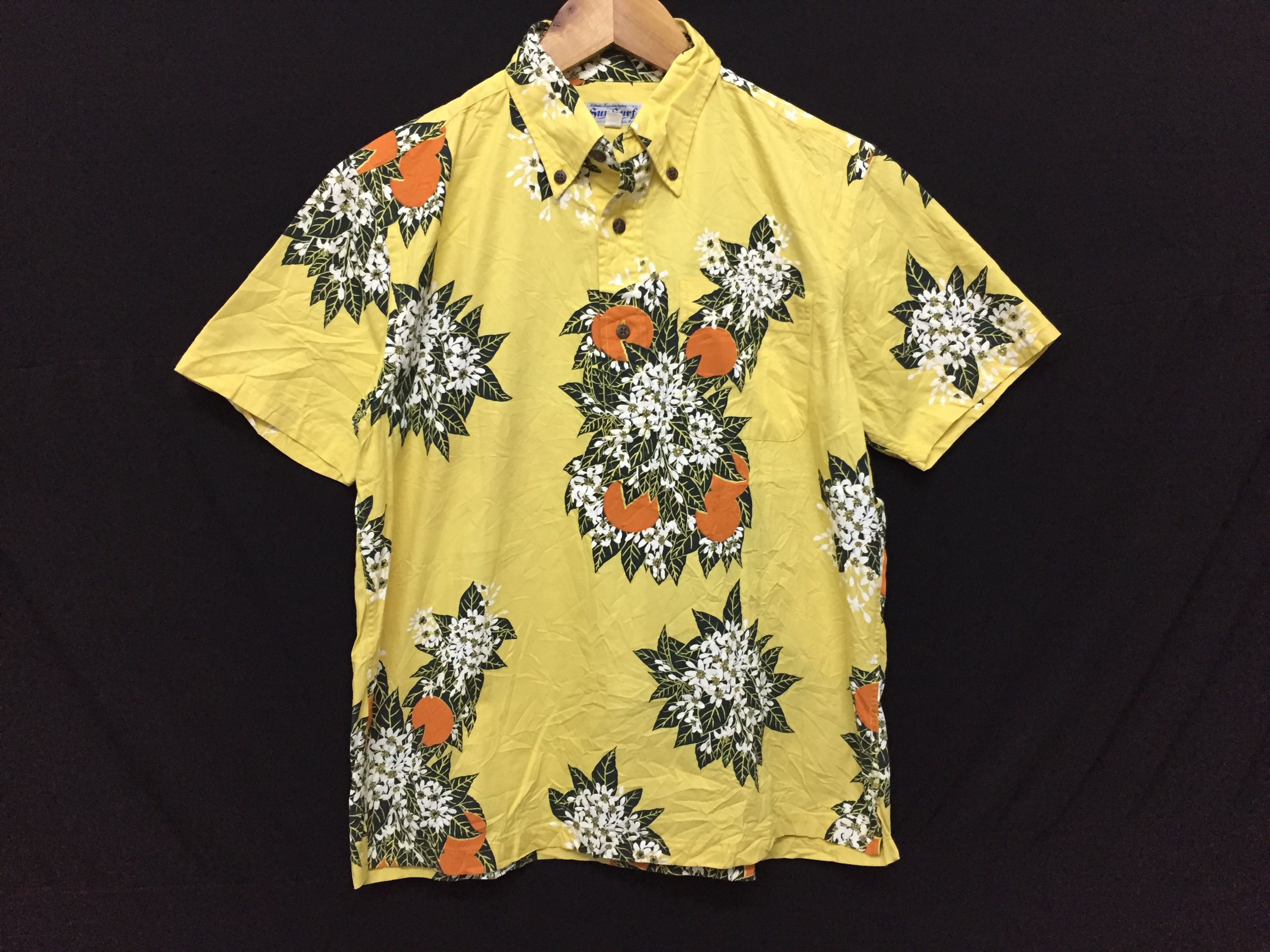 Sun Surf × Toyo Enterprises Cherry blossom japan motif flower half button shirt Size US S / EU 44-46 / 1 - 2 Thumbnail