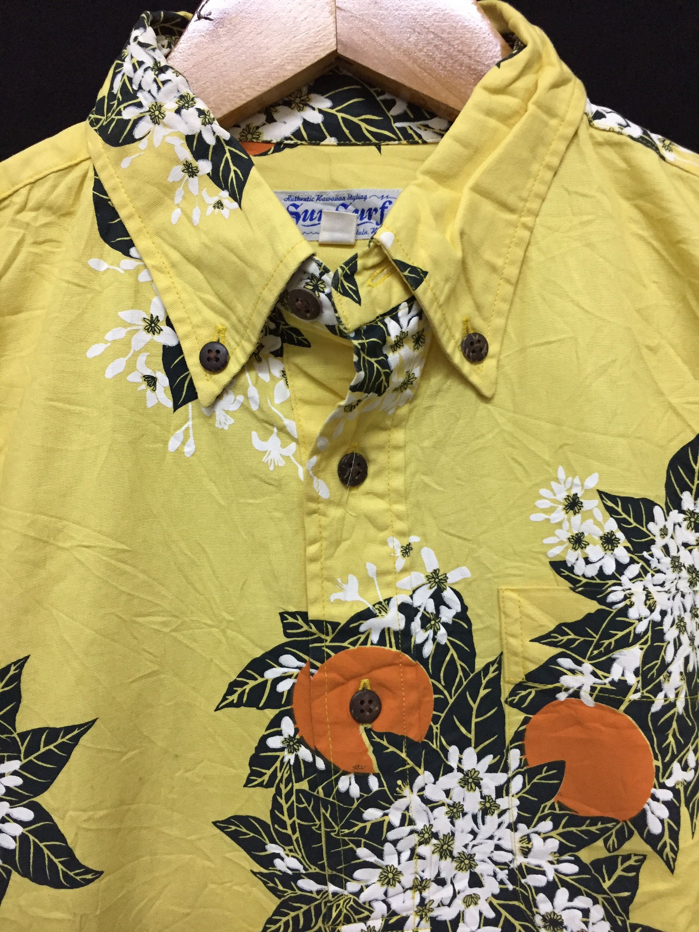 Sun Surf × Toyo Enterprises Cherry blossom japan motif flower half button shirt Size US S / EU 44-46 / 1 - 5 Thumbnail