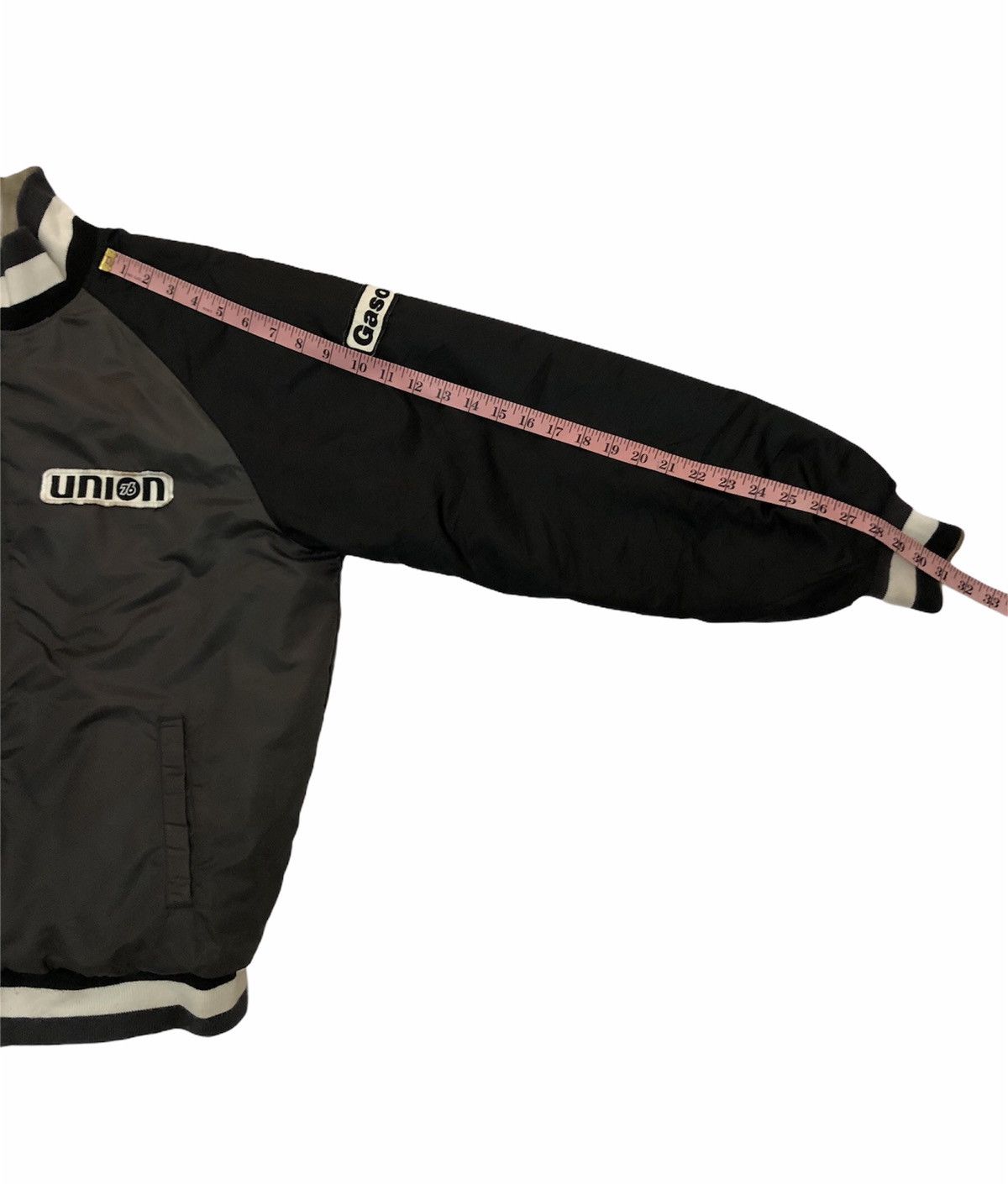 Japanese Brand Vintage Lubricant 76 Racing Reversible Puffer Jacket Size US L / EU 52-54 / 3 - 12 Thumbnail