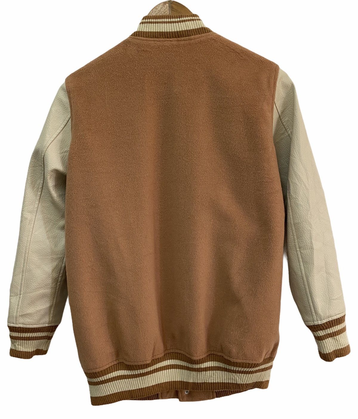 Japanese Brand × Vintage 🔥VINTAGE CAFE RACER BREWED COFFEE PATCHWORK VARSITY JACKET Size US S / EU 44-46 / 1 - 7 Thumbnail