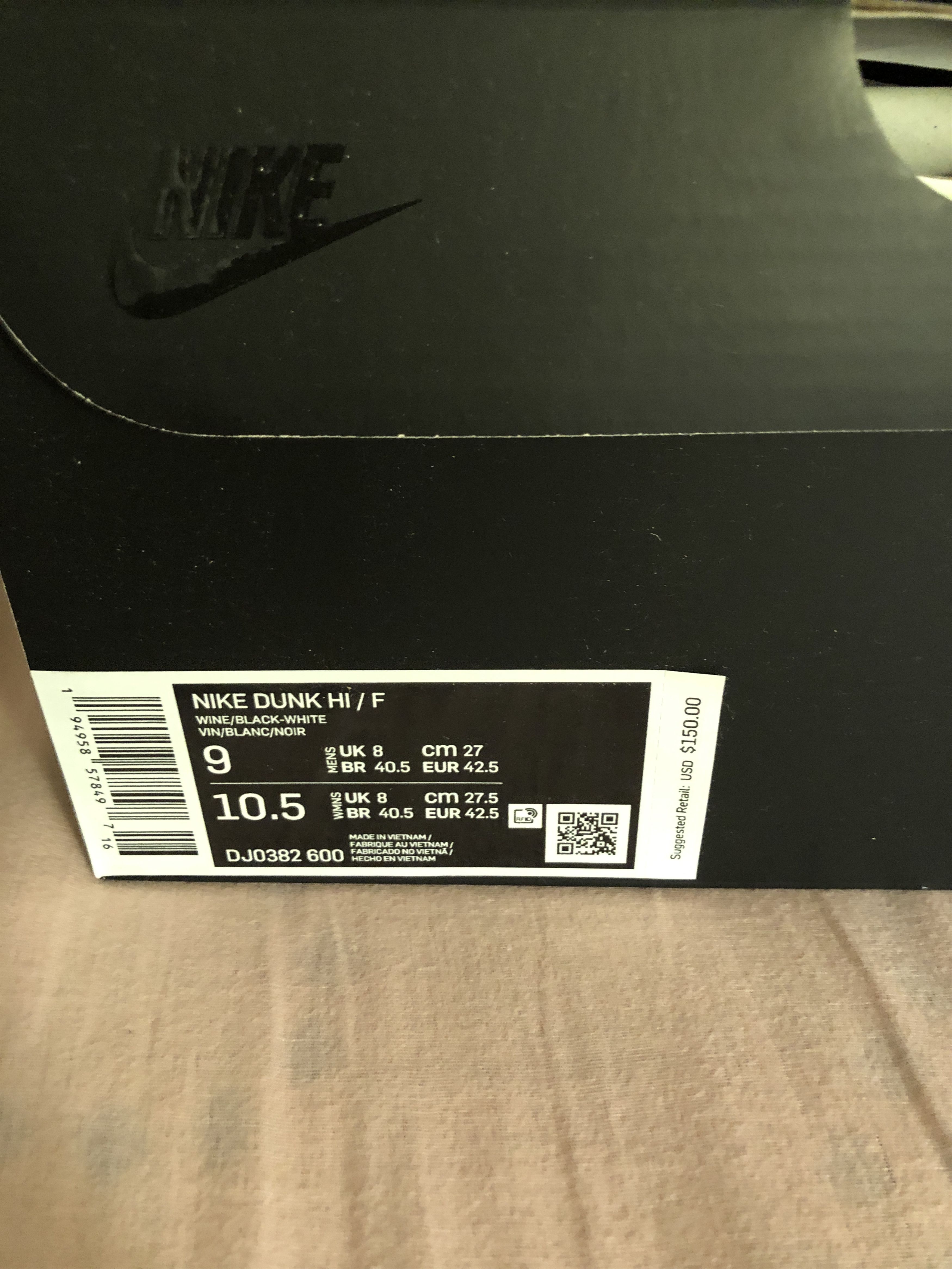Nike NEW Nike Dunk High x Fragment Design Beijing 2021 Size 9 Size US 9 / EU 42 - 6 Thumbnail