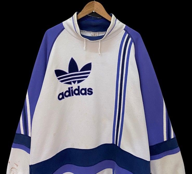 Adidas × Vintage RARE🔥MADE IN JAPAN VINTAGE 90s ADIDAS BIG LOGO SWEATSHIRT Size US M / EU 48-50 / 2 - 3 Thumbnail