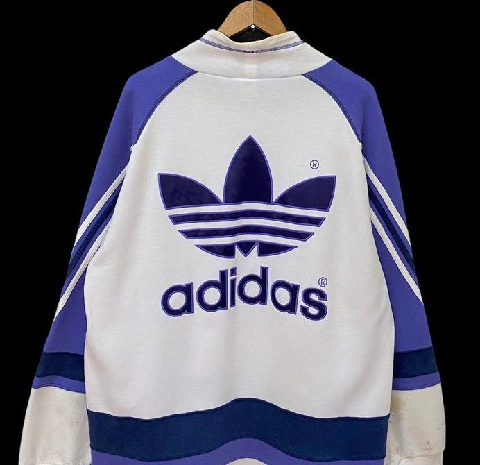 Adidas × Vintage RARE🔥MADE IN JAPAN VINTAGE 90s ADIDAS BIG LOGO SWEATSHIRT Size US M / EU 48-50 / 2 - 6 Thumbnail