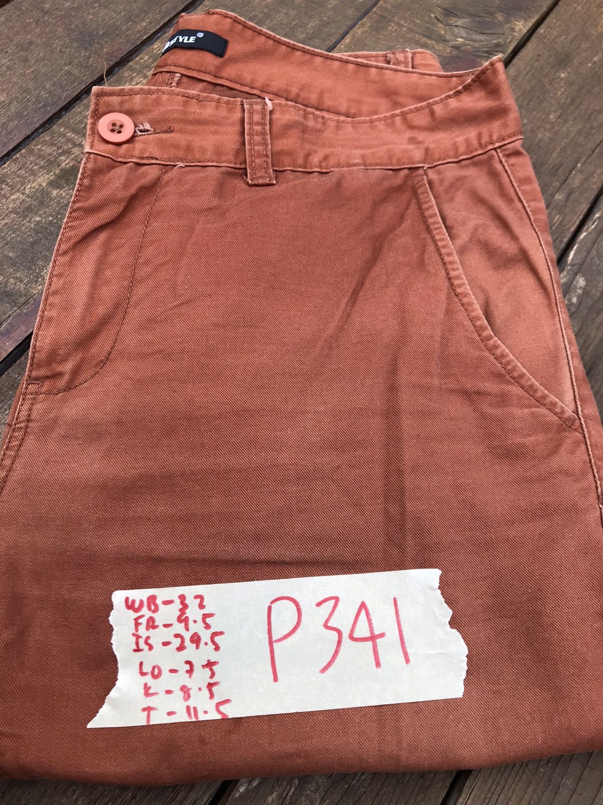 Japanese Brand Hi Style brown chinos trouser pants Size US 32 / EU 48 - 10 Thumbnail