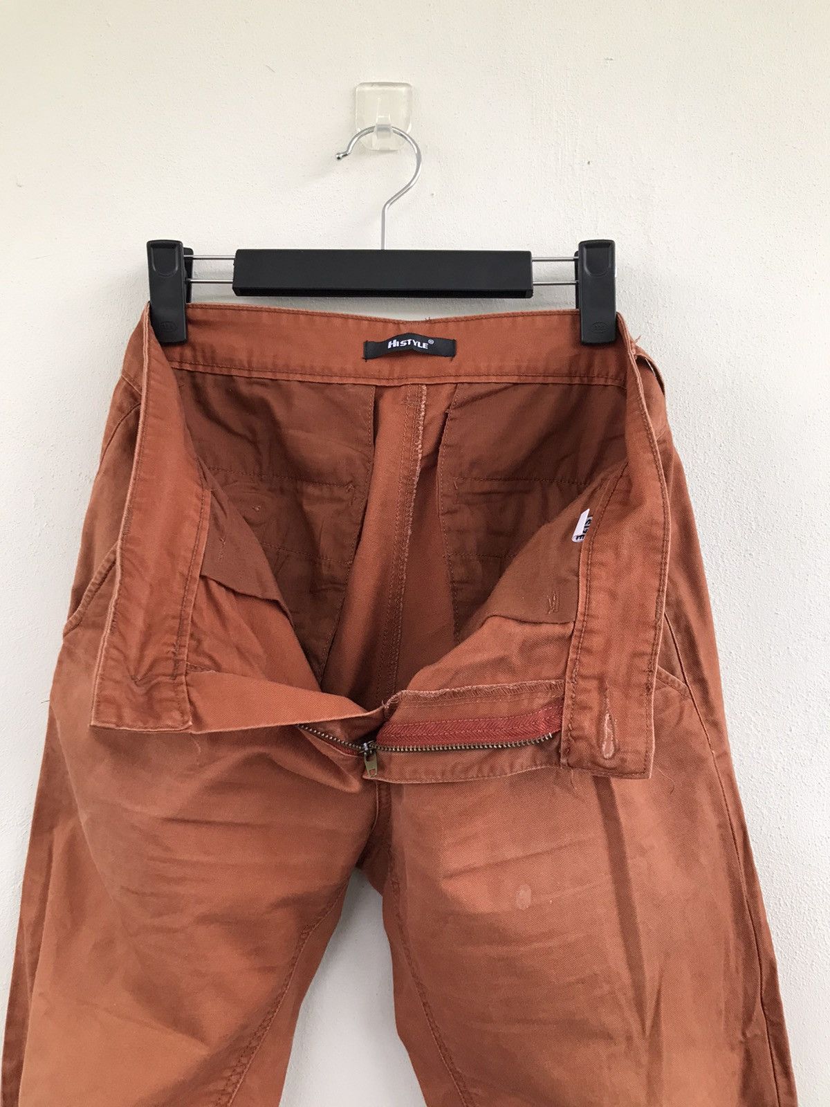 Japanese Brand Hi Style brown chinos trouser pants Size US 32 / EU 48 - 7 Thumbnail