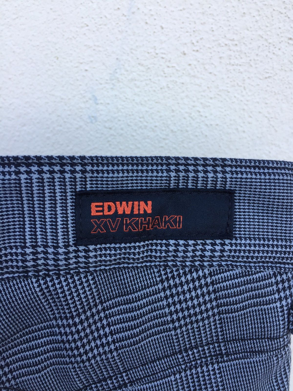 Edwin × Japanese Brand Japanese🔥Edwin XV Khaki Checked Pants Punk Bondage Size US 33 - 8 Thumbnail