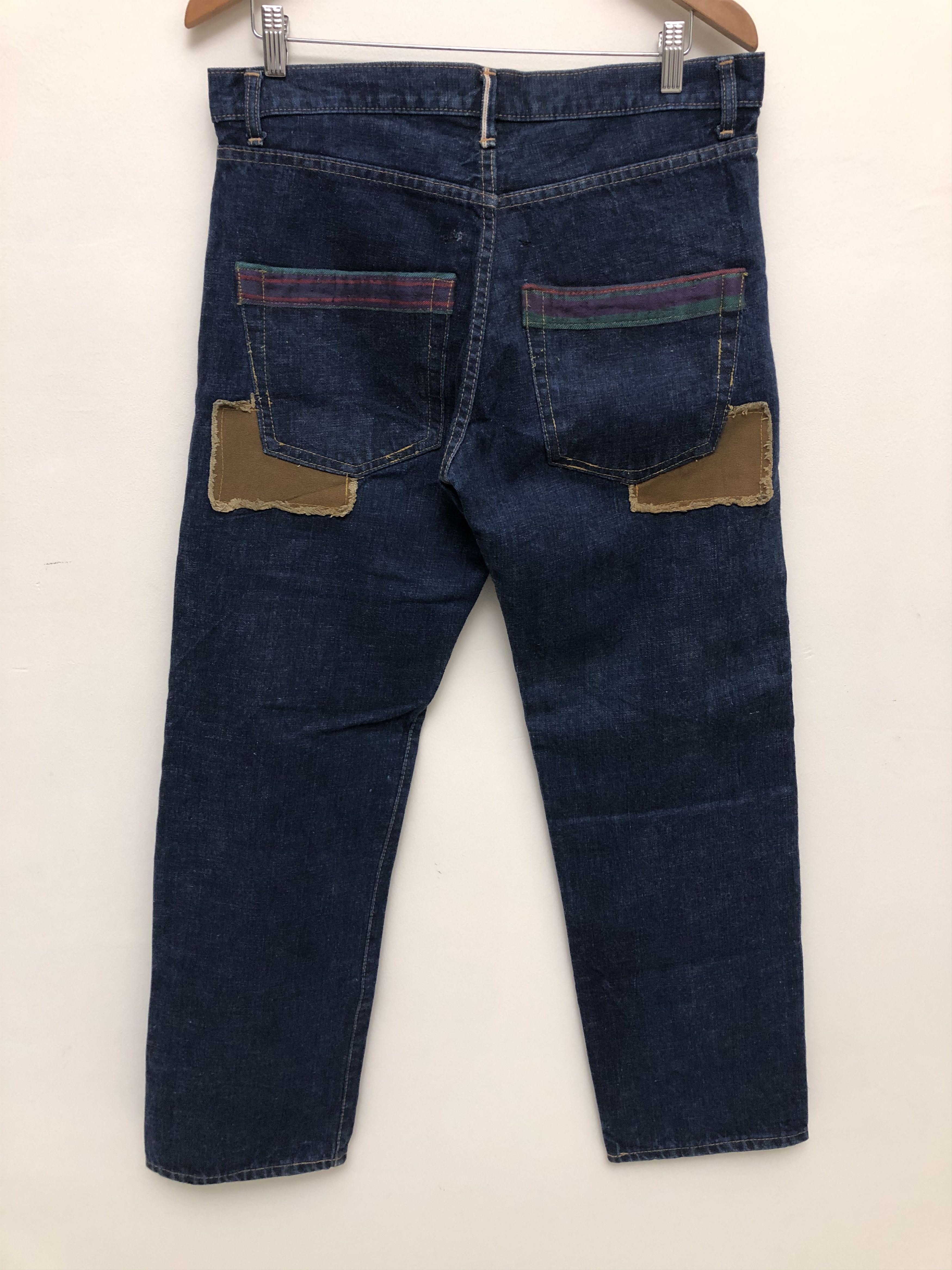 Japanese Brand Japanese Patchwork Kapital Inspired Selvedge Denim Jeans Size US 36 / EU 52 - 6 Thumbnail