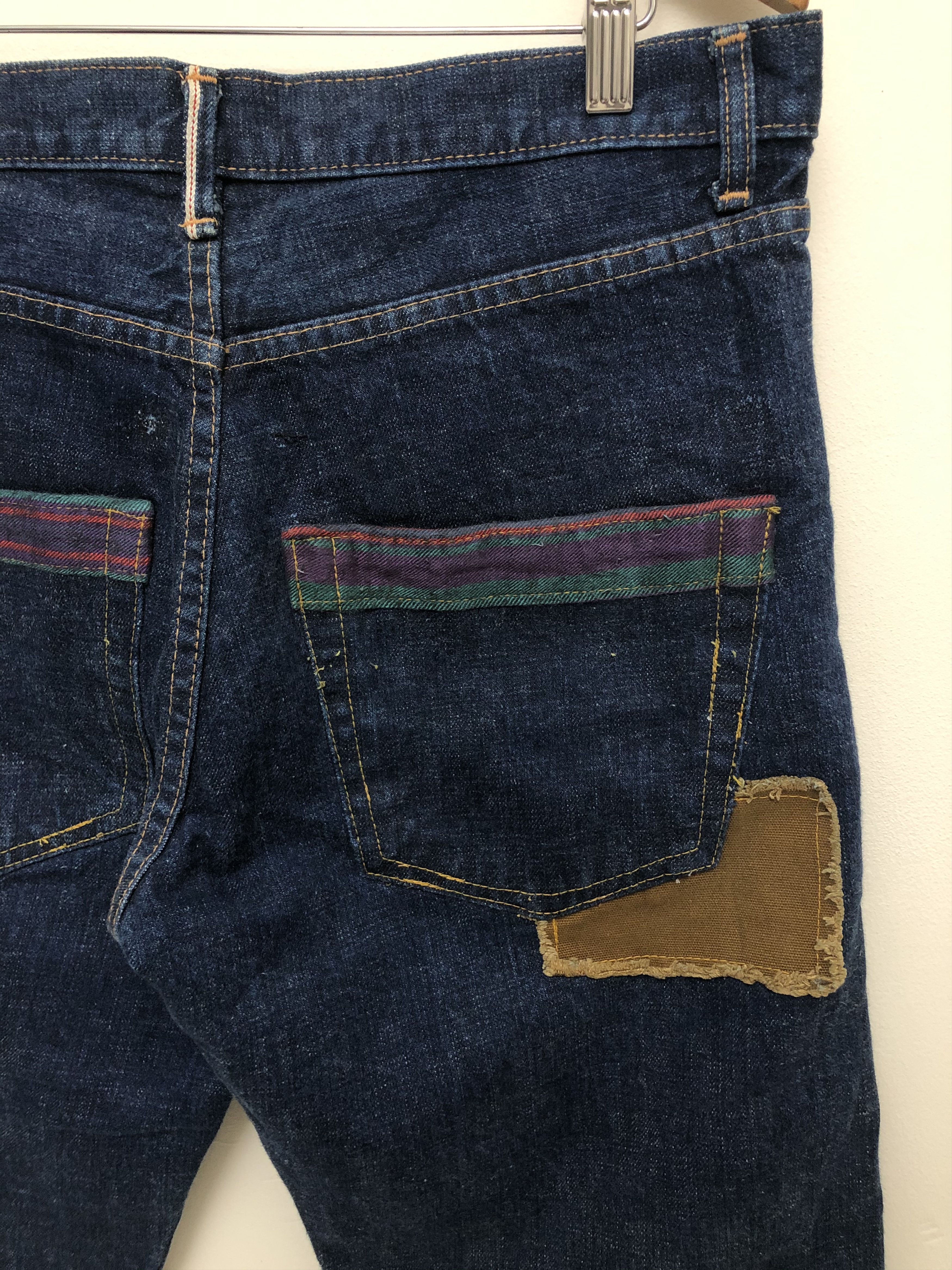 Japanese Brand Japanese Patchwork Kapital Inspired Selvedge Denim Jeans Size US 36 / EU 52 - 8 Thumbnail