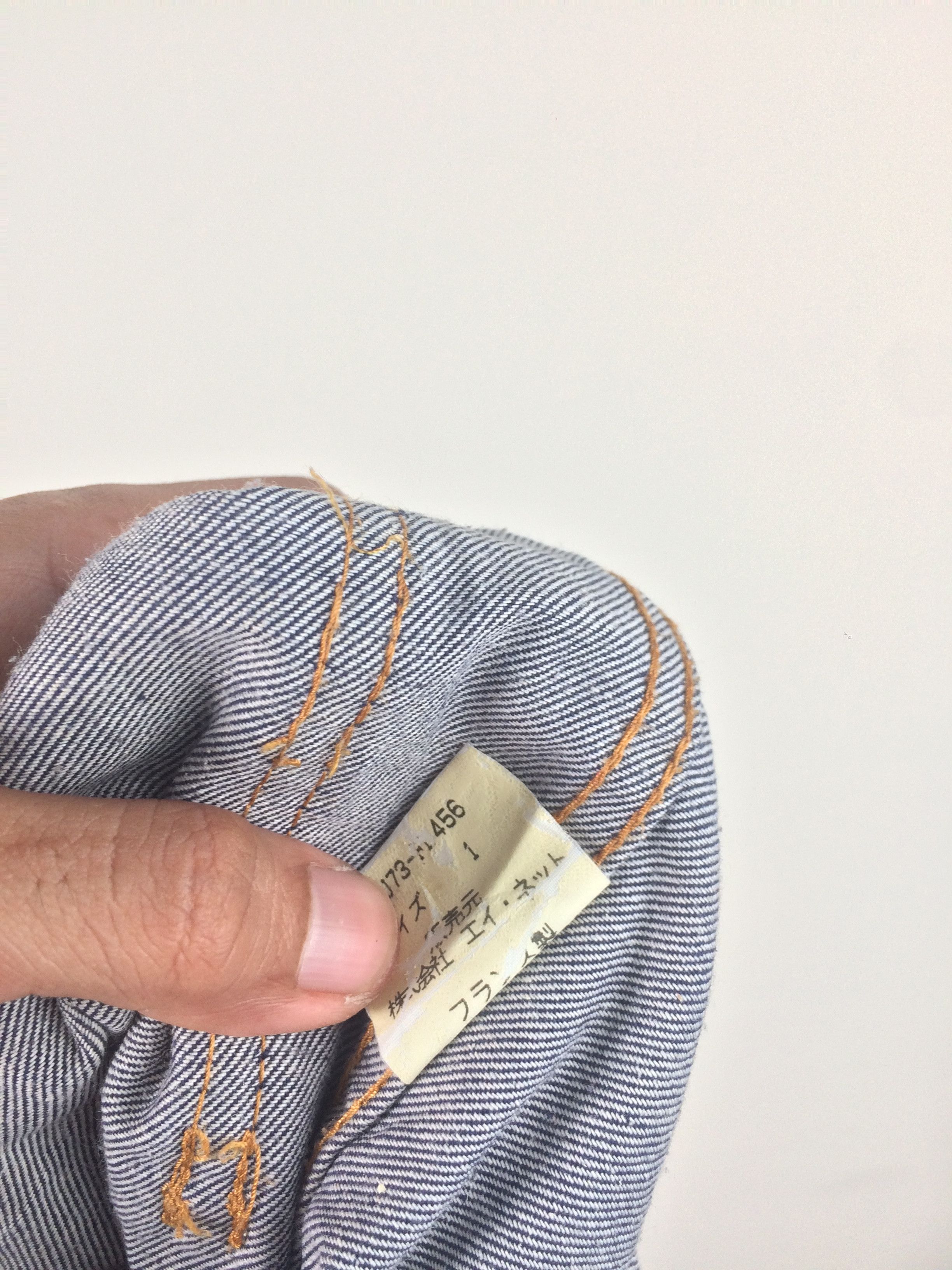 CABANE de ZUCCa × Vintage VTG Cabane De Zucca Union Made Chore Work Denim Jacket Size US S / EU 44-46 / 1 - 10 Thumbnail