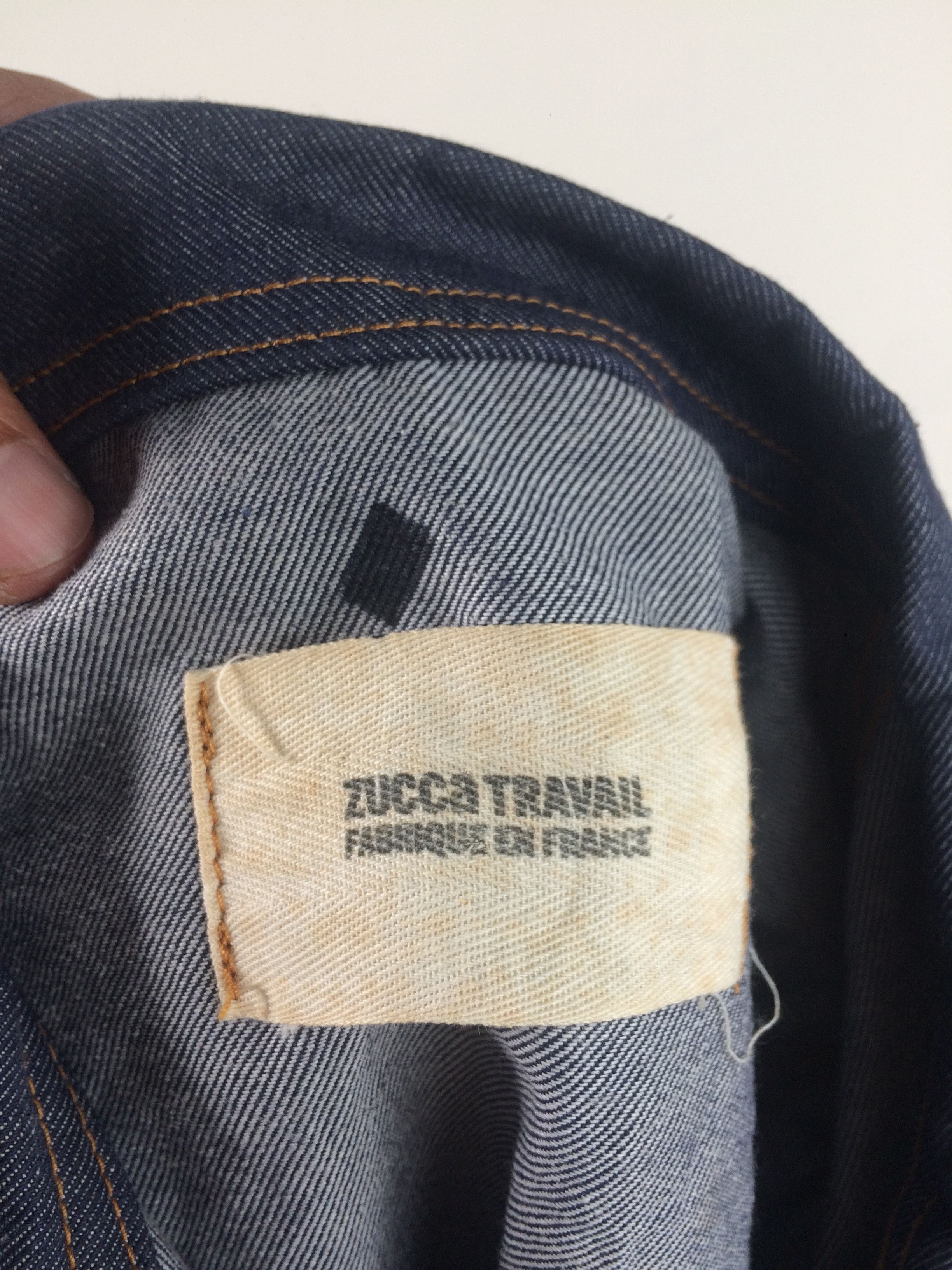 CABANE de ZUCCa × Vintage VTG Cabane De Zucca Union Made Chore Work Denim Jacket Size US S / EU 44-46 / 1 - 8 Thumbnail