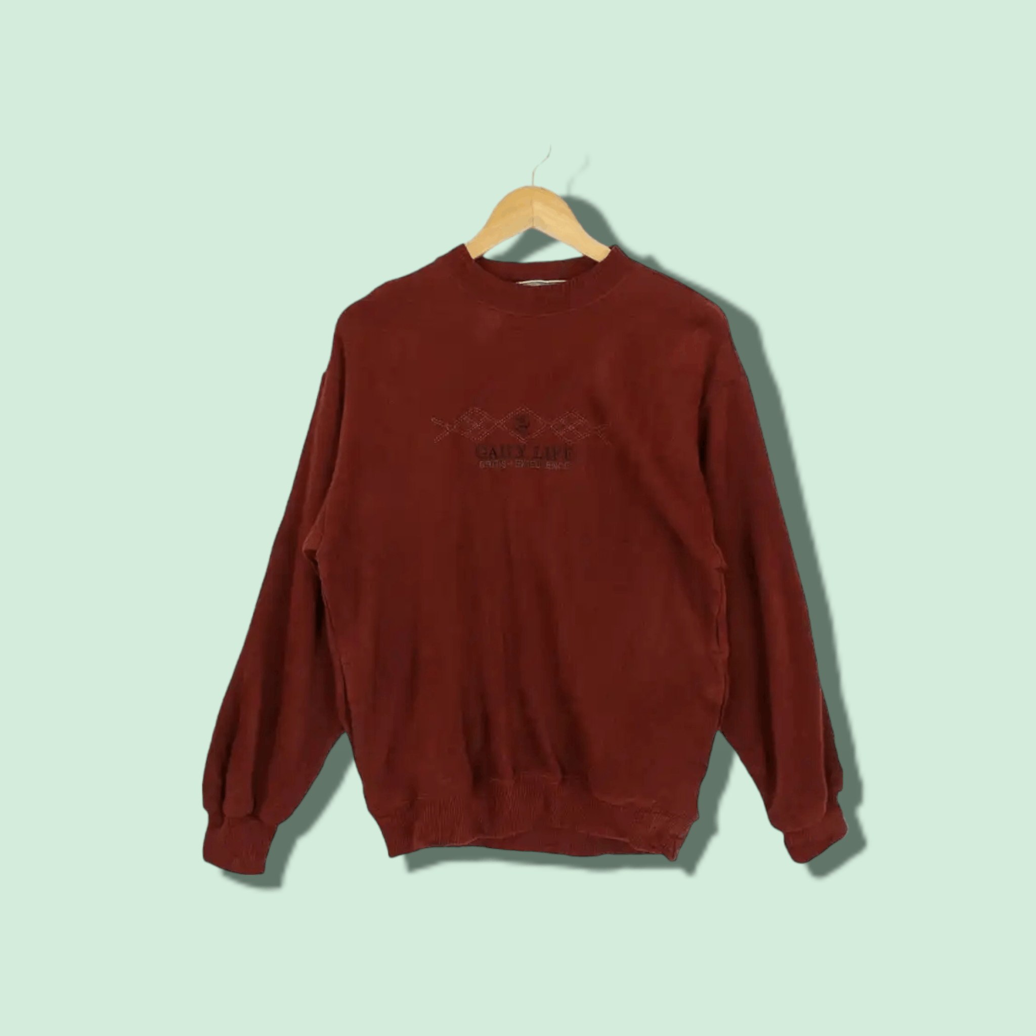 Japanese Brand × Vintage Vintage 90's GAILY LIFE Jumper Sweatshirt Size US M / EU 48-50 / 2 - 1 Thumbnail