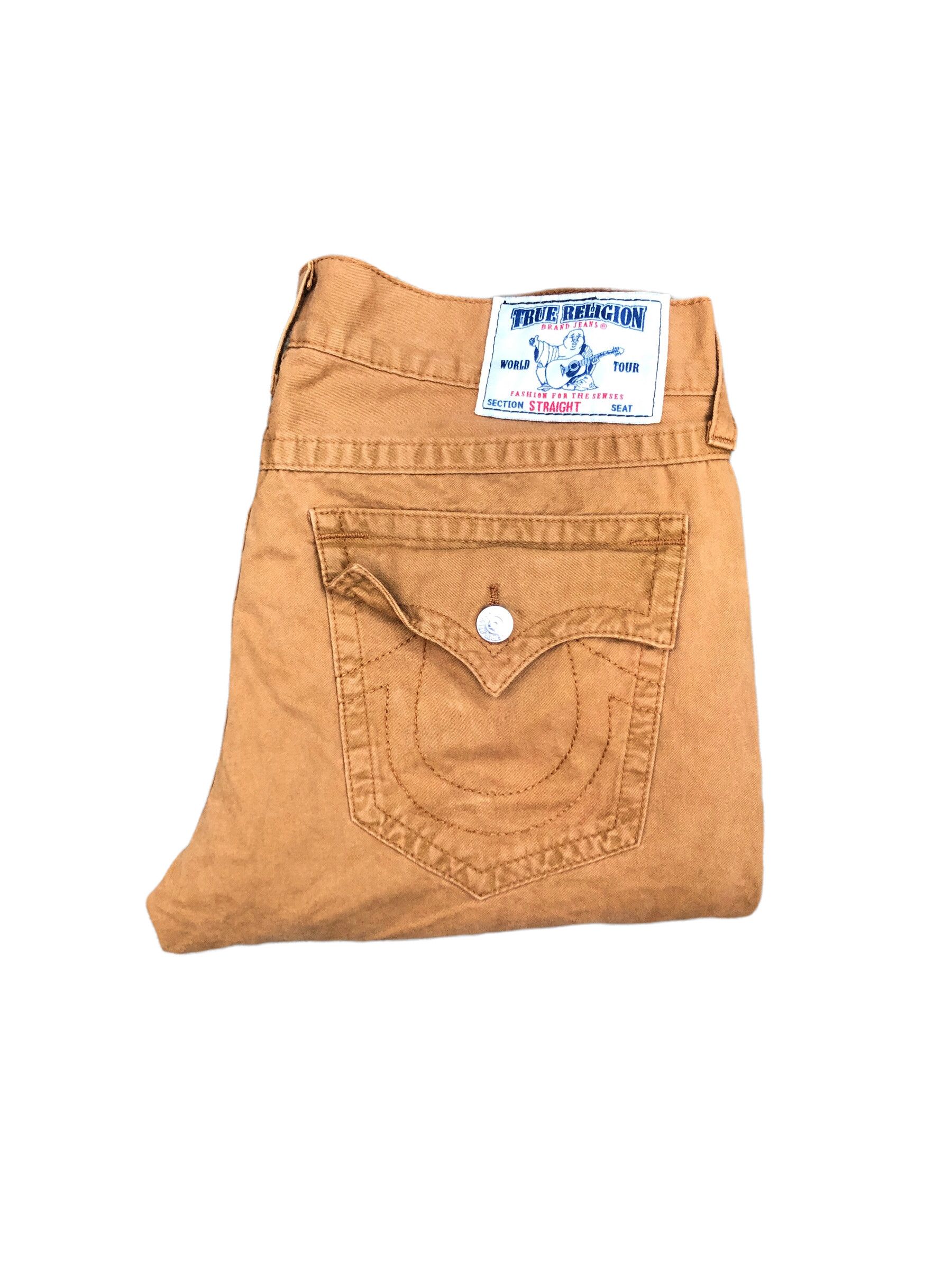 True Religion × Vintage Vintage True Religion Jeans Size 38 STRAIGHT Brown Flap T Size US 38 / EU 54 - 9 Thumbnail