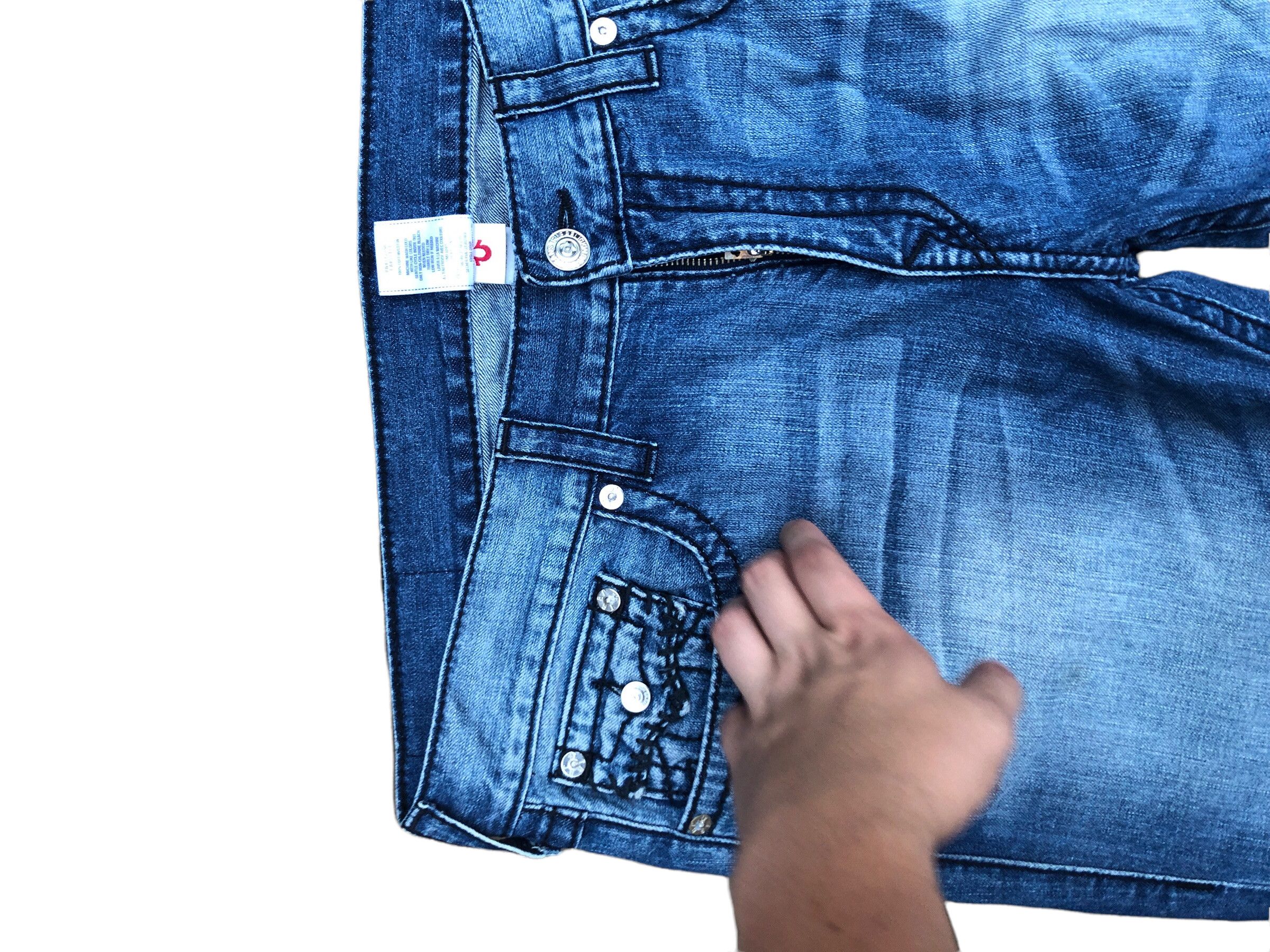 True Religion × Vintage Vintage True Religion Jeans Size 38 STRAIGHT Blue Size US 38 / EU 54 - 11 Thumbnail