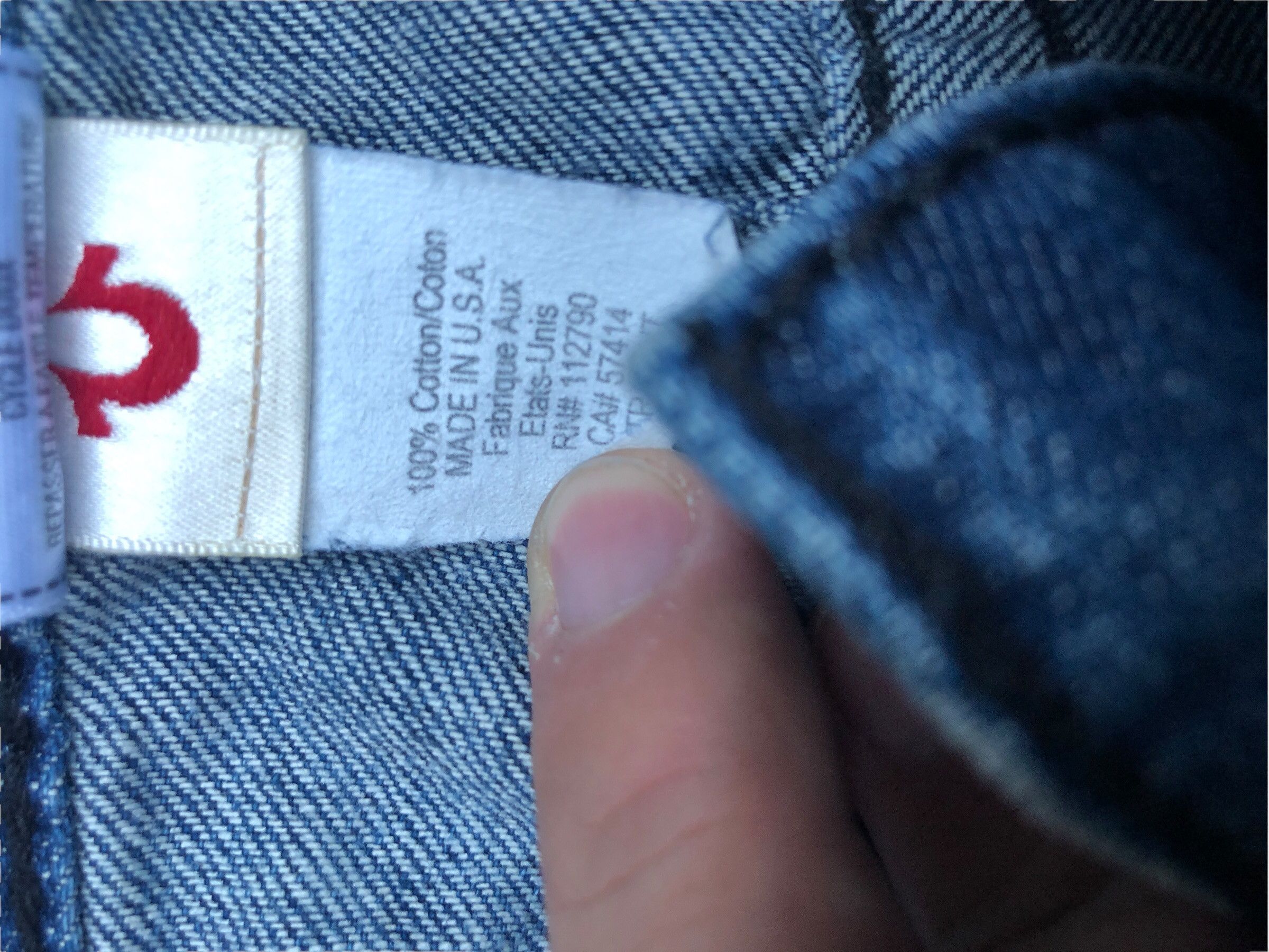 True Religion × Vintage Vintage True Religion Jeans Size 38 STRAIGHT Blue Size US 38 / EU 54 - 5 Thumbnail