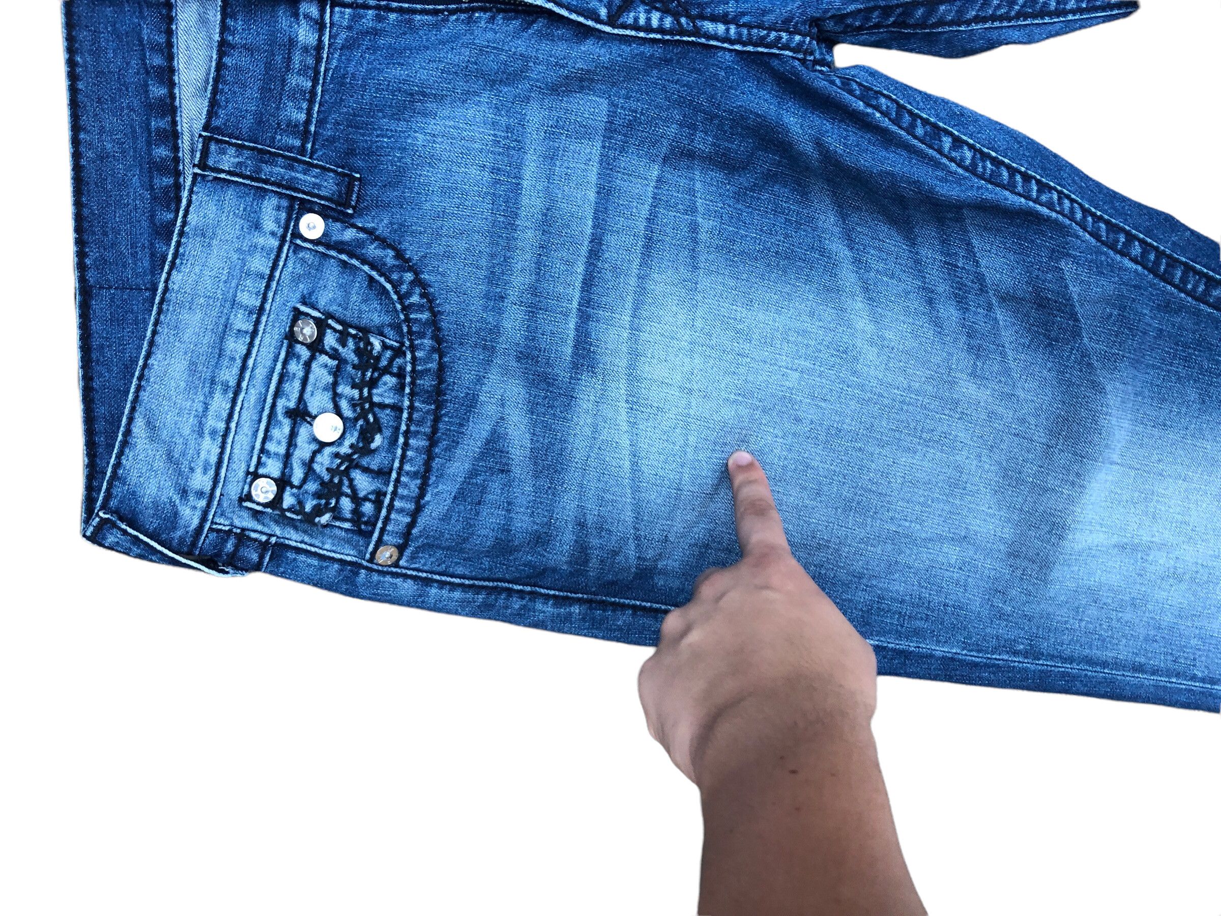 True Religion × Vintage Vintage True Religion Jeans Size 38 STRAIGHT Blue Size US 38 / EU 54 - 10 Thumbnail