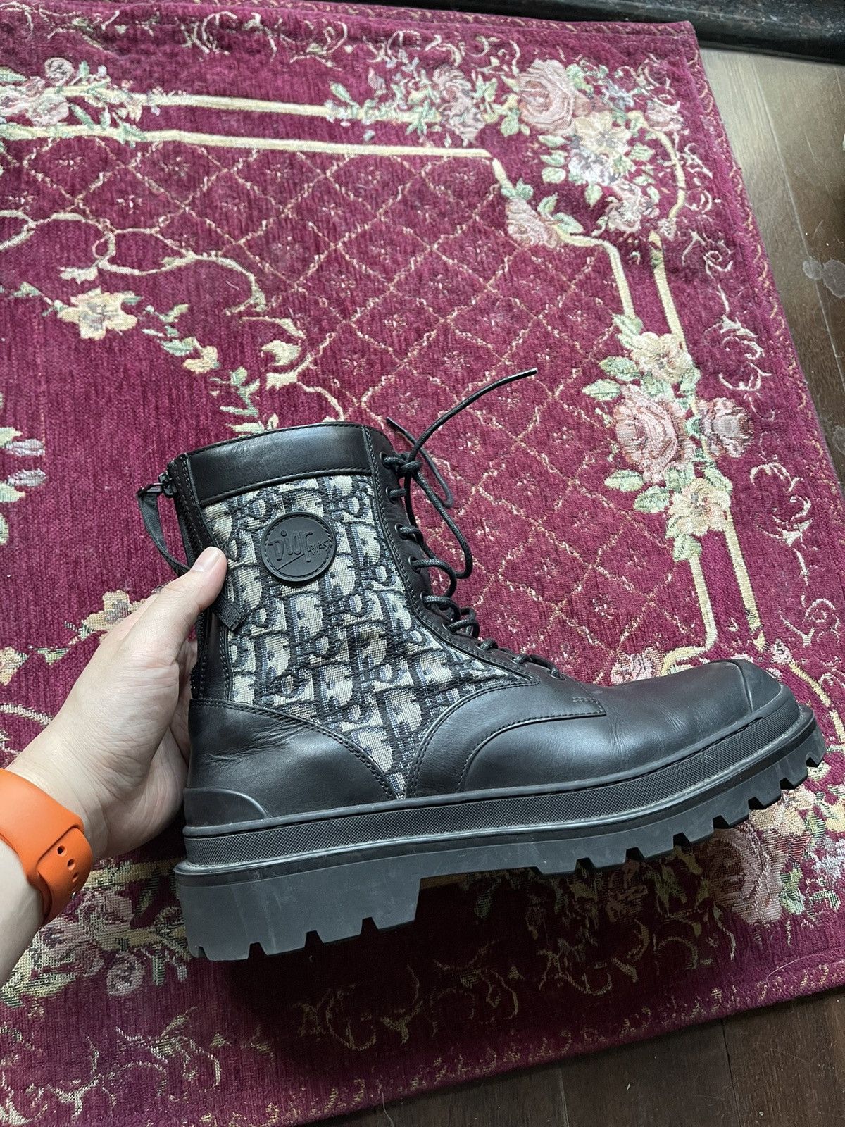 Dior monogram boots