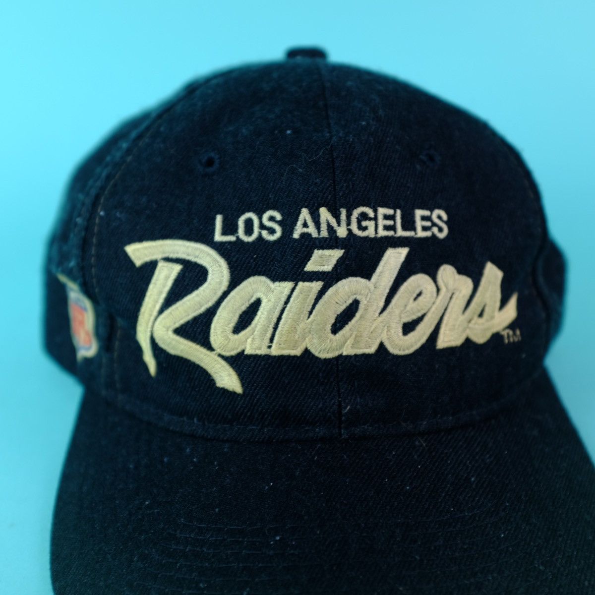 Sports Specialties Vintage RAIDERS Script snapback sports specialties NFL hat Size ONE SIZE - 2 Thumbnail