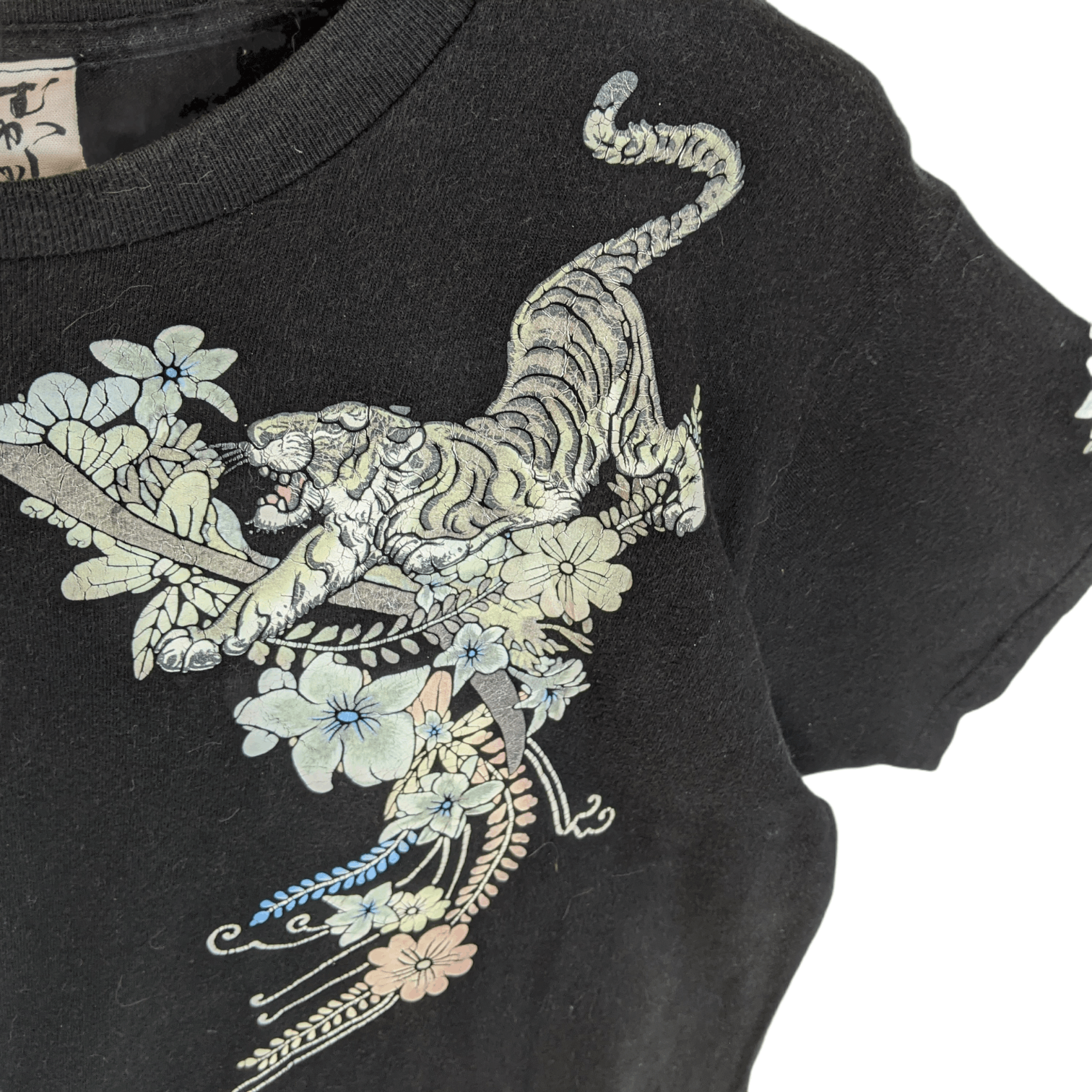 Japanese Brand JAPAN Gangster Yakuza Tiger Graphic T-Shirt MADE IN JAPAN Size US L / EU 52-54 / 3 - 5 Thumbnail