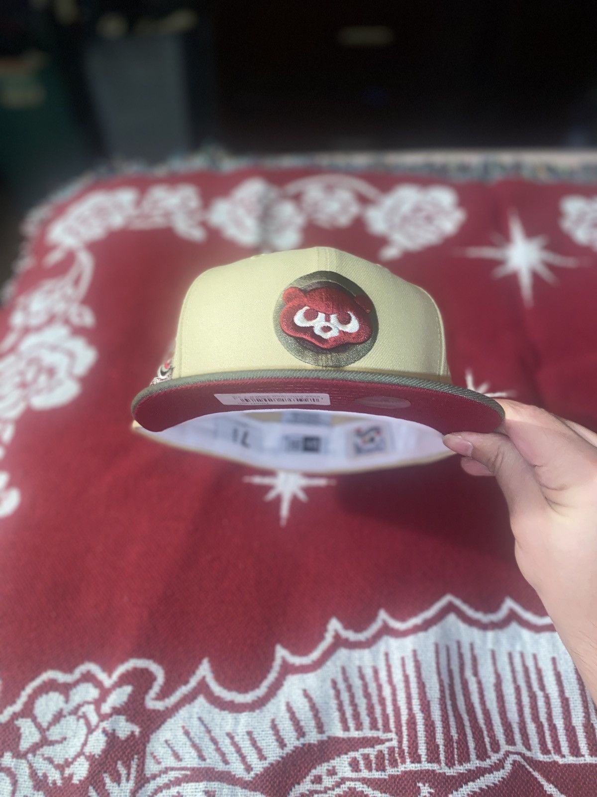 Hat Club × MLB × New Era 7 3/8 chicago Cubs 2 tone Vegas gold fitted hat Size ONE SIZE - 2 Thumbnail