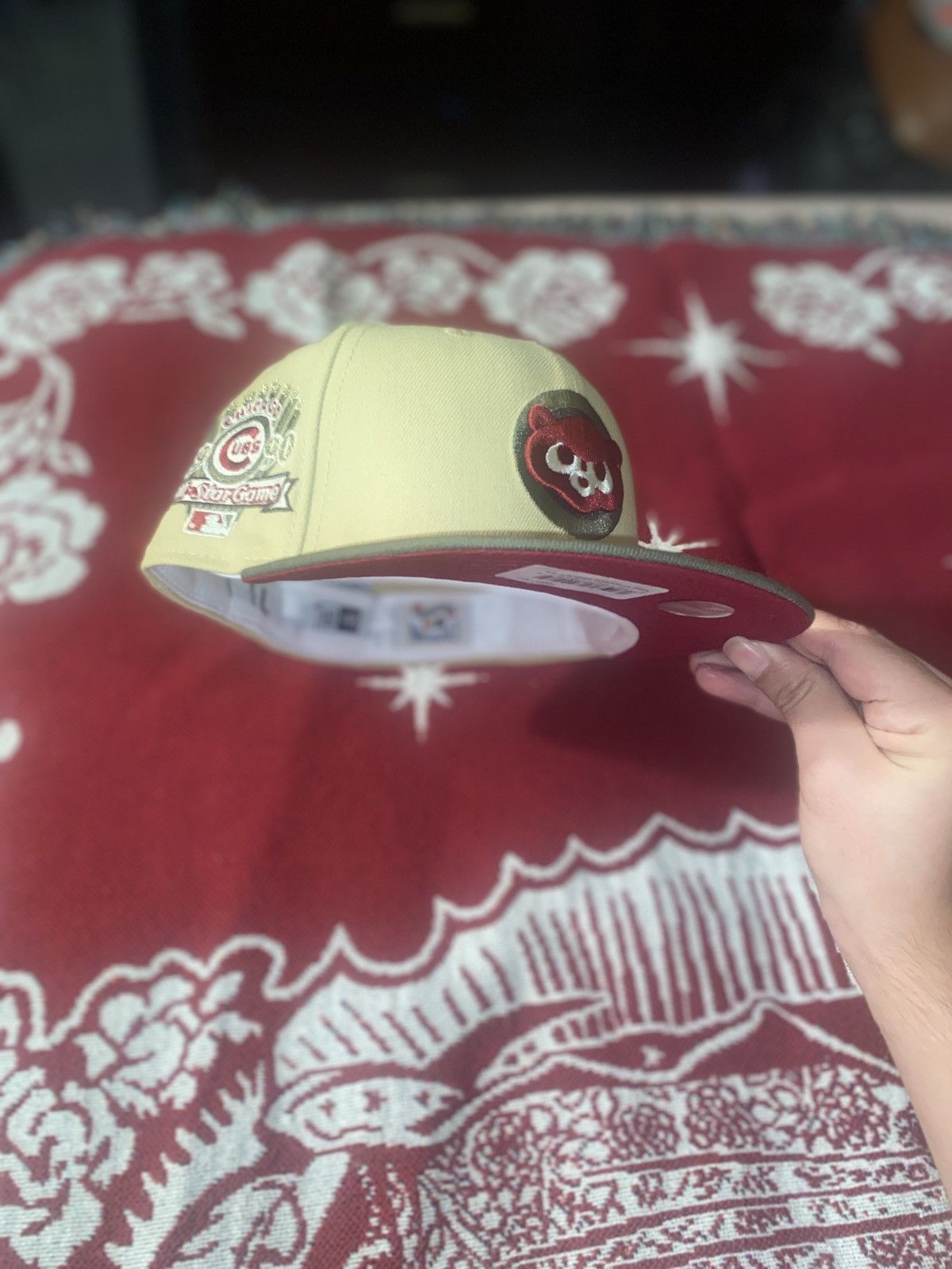 Hat Club × MLB × New Era 7 3/8 chicago Cubs 2 tone Vegas gold fitted hat Size ONE SIZE - 3 Thumbnail