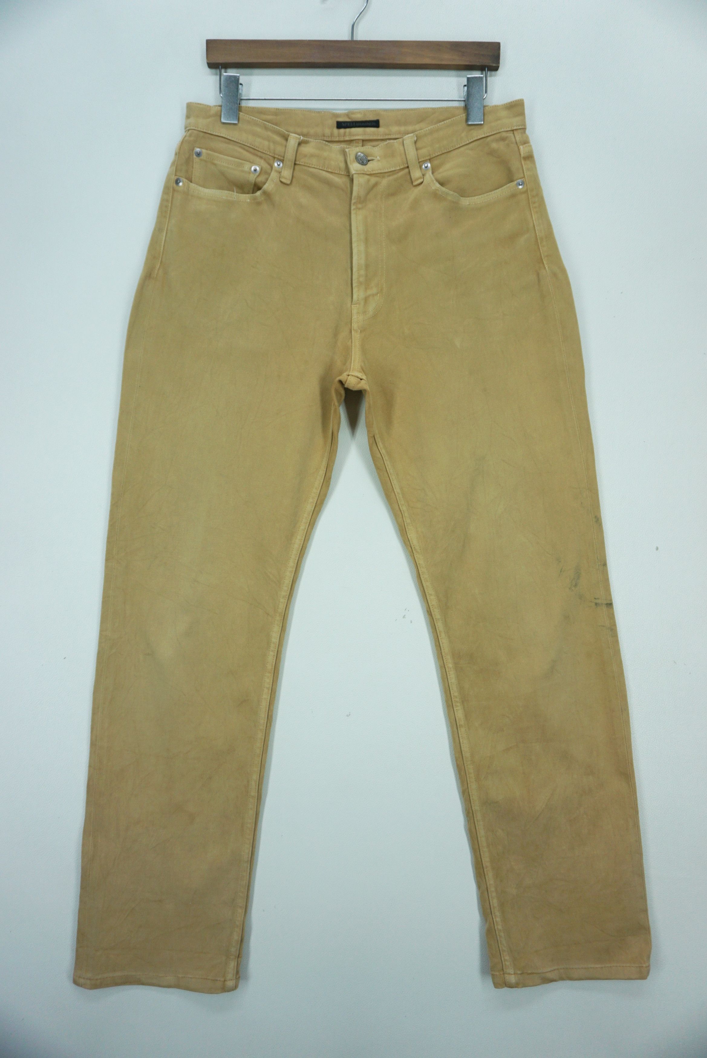 image of Spellbound x Workers Khakis Workwear Modern Vintage Chinos Pants Japan Made in Beige (Size 33)