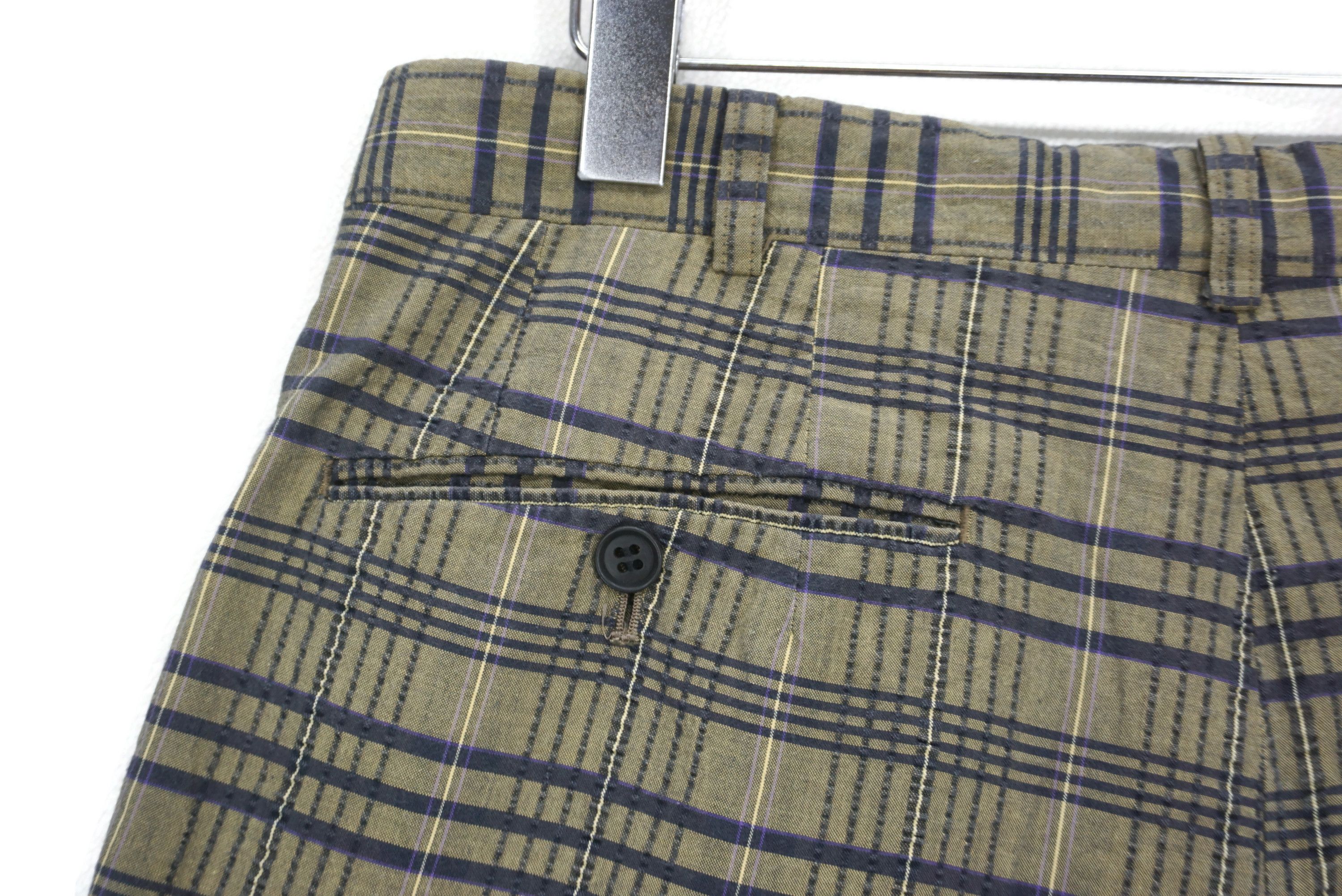 Designer × Japanese Brand × Michiko Koshino Tartan Pleated Pants Mr Junko by Junko Koshino Plaid Japan Size US 33 - 8 Thumbnail