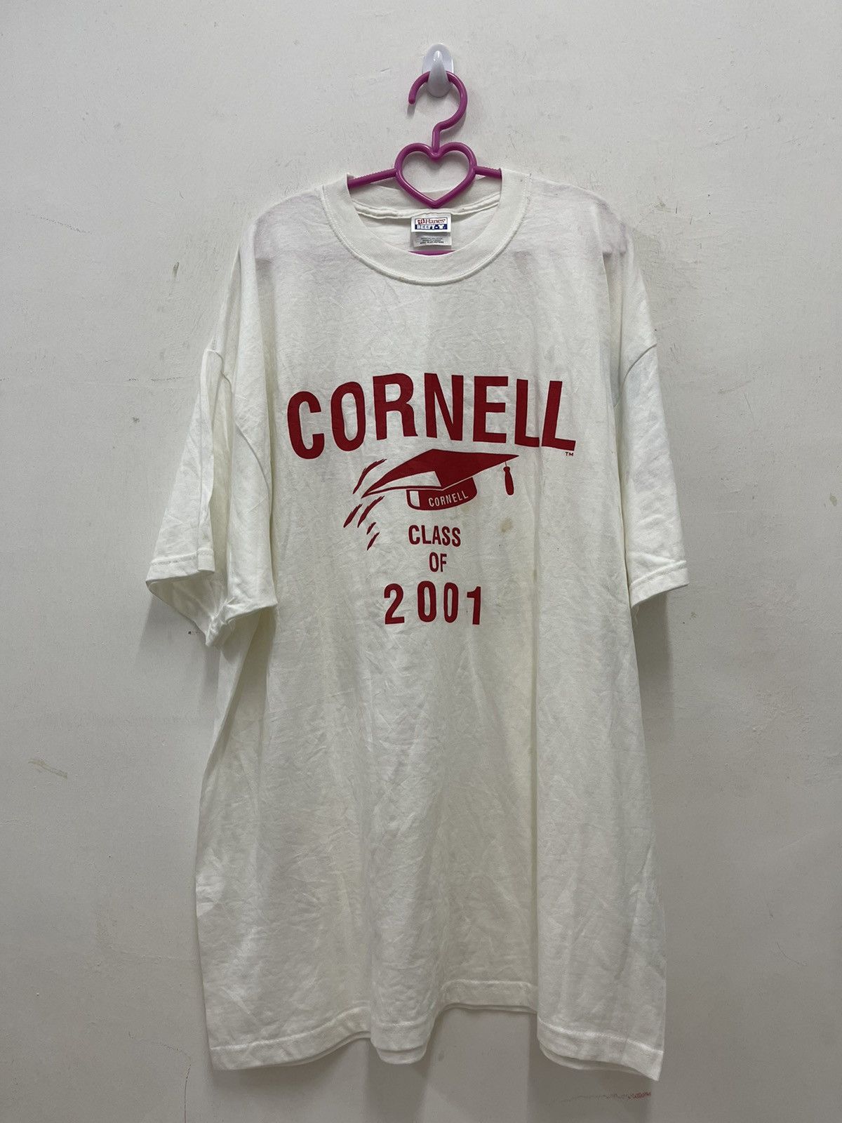 Vintage Rare Vintage CORNELL Class of 2001 Tee Size US XL / EU 56 / 4 - 1 Thumbnail