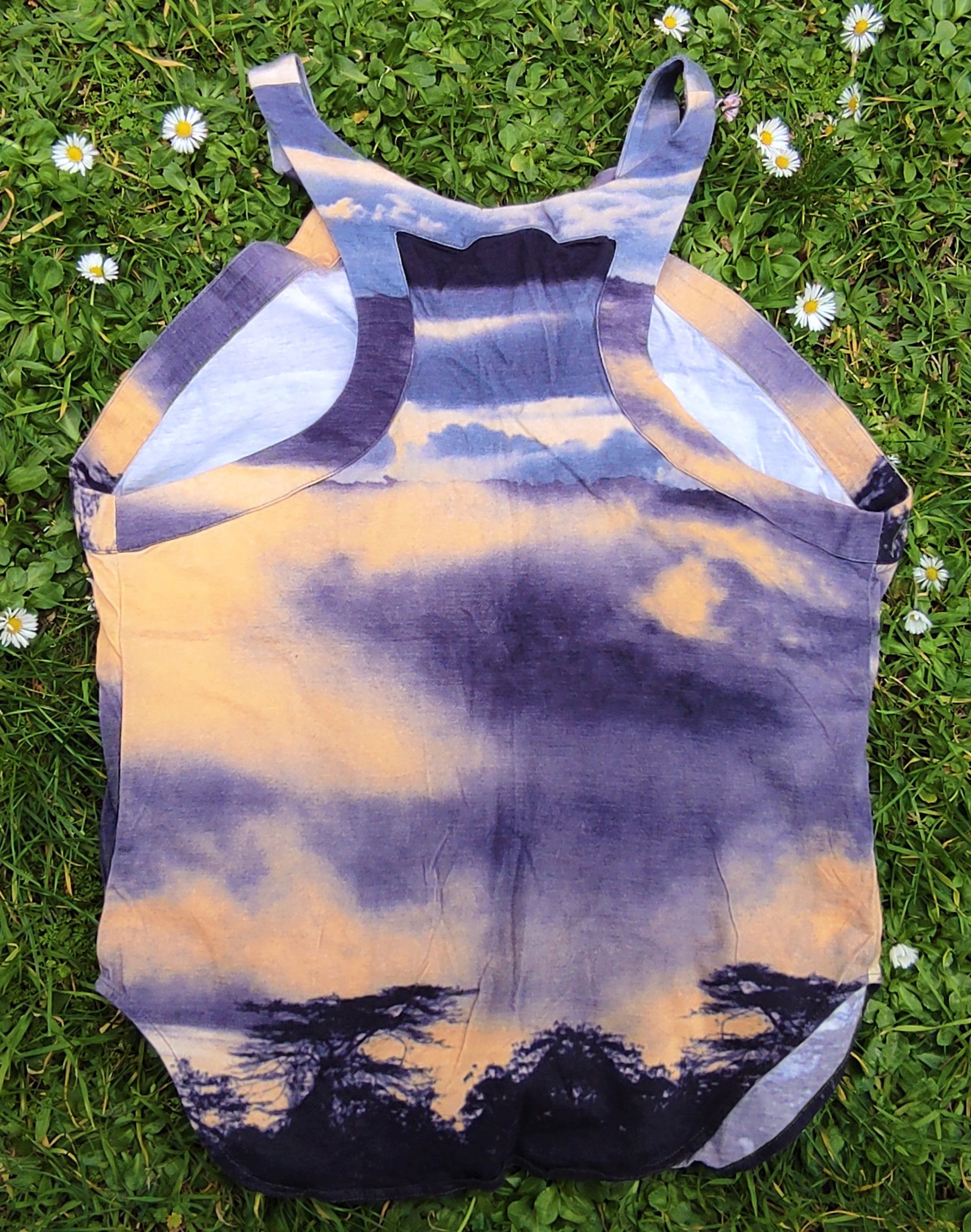 Alexander McQueen Alexander McQueen Sky Sunset Vintage 90s Tee Tank Shirt Top Size US M / EU 48-50 / 2 - 3 Thumbnail