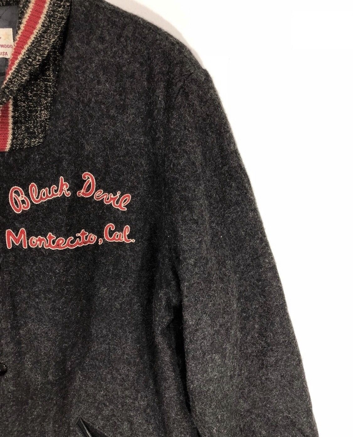 Japanese Brand Star Of Hollywood Satanic Embroidered Jacket Size US L / EU 52-54 / 3 - 3 Thumbnail