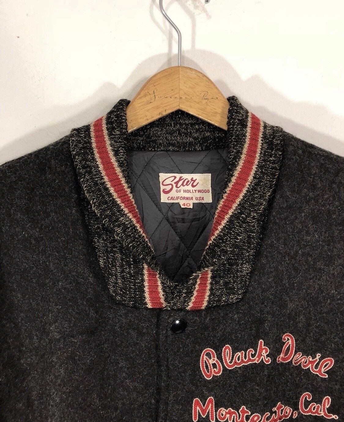 Japanese Brand Star Of Hollywood Satanic Embroidered Jacket Size US L / EU 52-54 / 3 - 4 Thumbnail