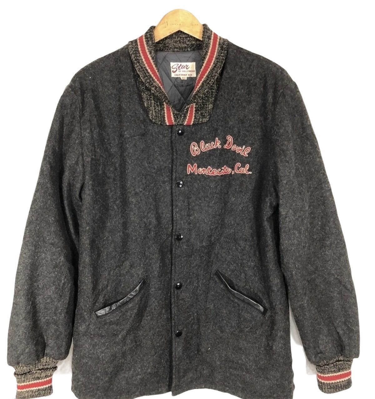 Japanese Brand Star Of Hollywood Satanic Embroidered Jacket Size US L / EU 52-54 / 3 - 2 Thumbnail