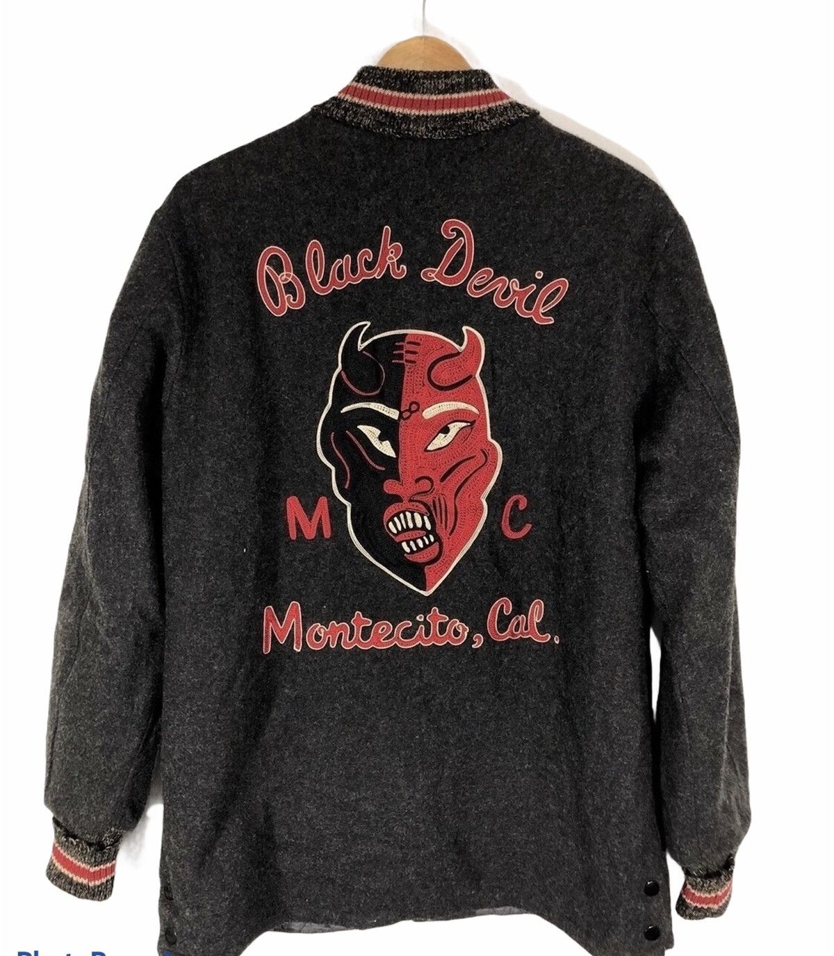 Japanese Brand Star Of Hollywood Satanic Embroidered Jacket Size US L / EU 52-54 / 3 - 1 Thumbnail