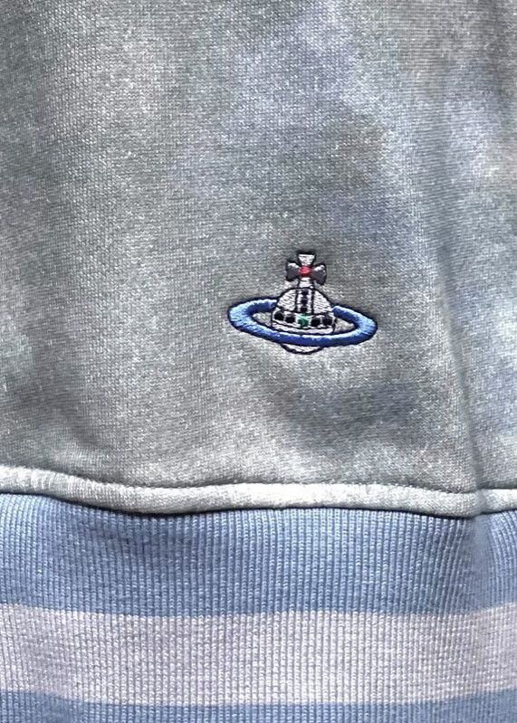 Vivienne Westwood Vivienne Westwood Rare Tie Dye Blue Gold Print Sweatshirt Size US M / EU 48-50 / 2 - 4 Thumbnail