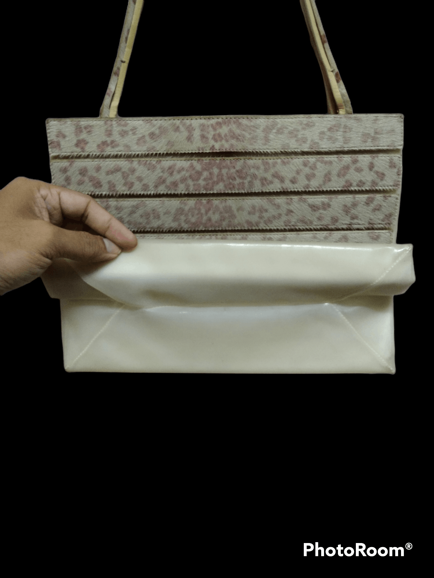 Bottega Veneta × Vintage BOTTEGA VINTAGE HORSE HAIR LEOPARD PINK LEATHER Size ONE SIZE - 4 Thumbnail