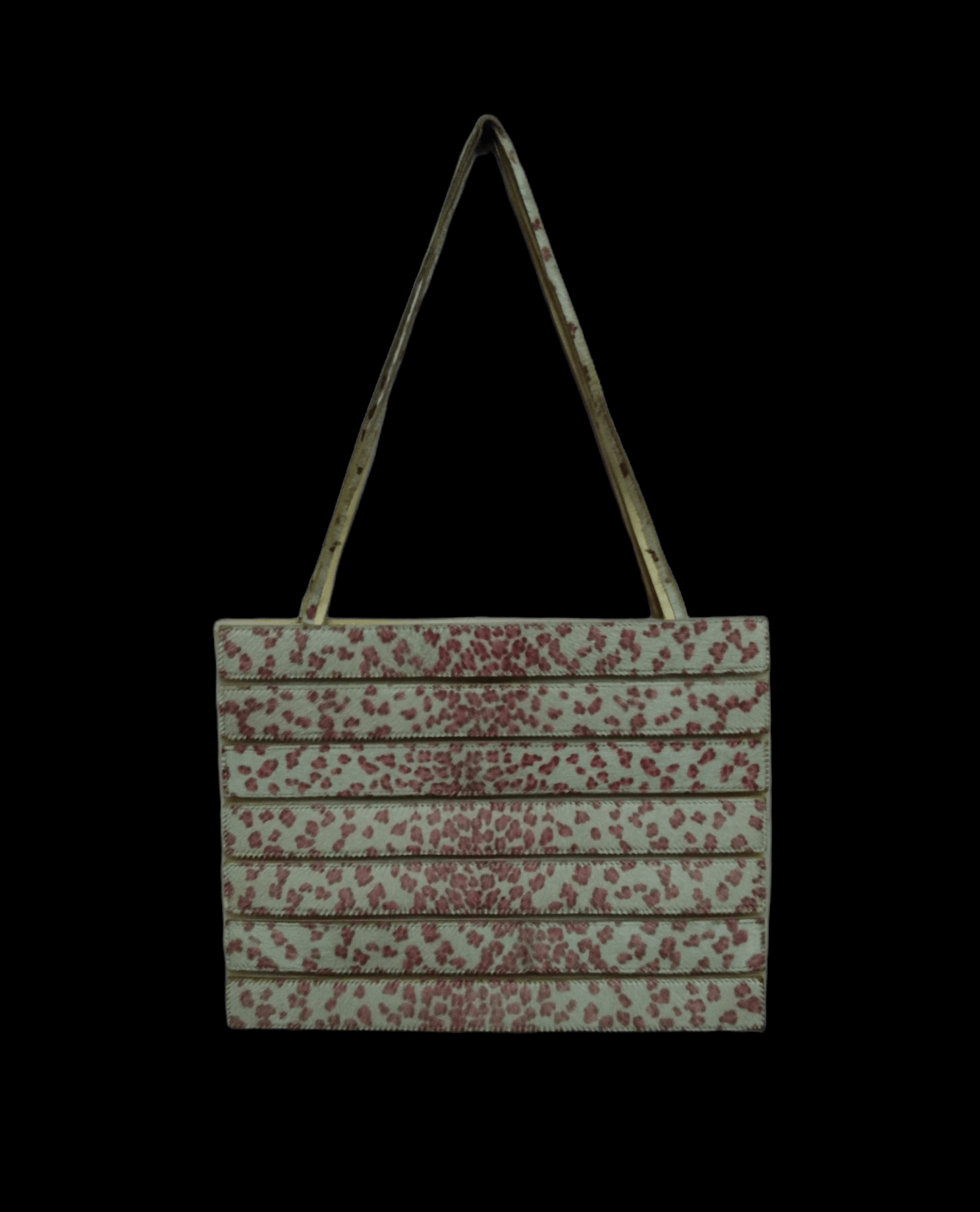 Bottega Veneta × Vintage BOTTEGA VINTAGE HORSE HAIR LEOPARD PINK LEATHER Size ONE SIZE - 1 Thumbnail