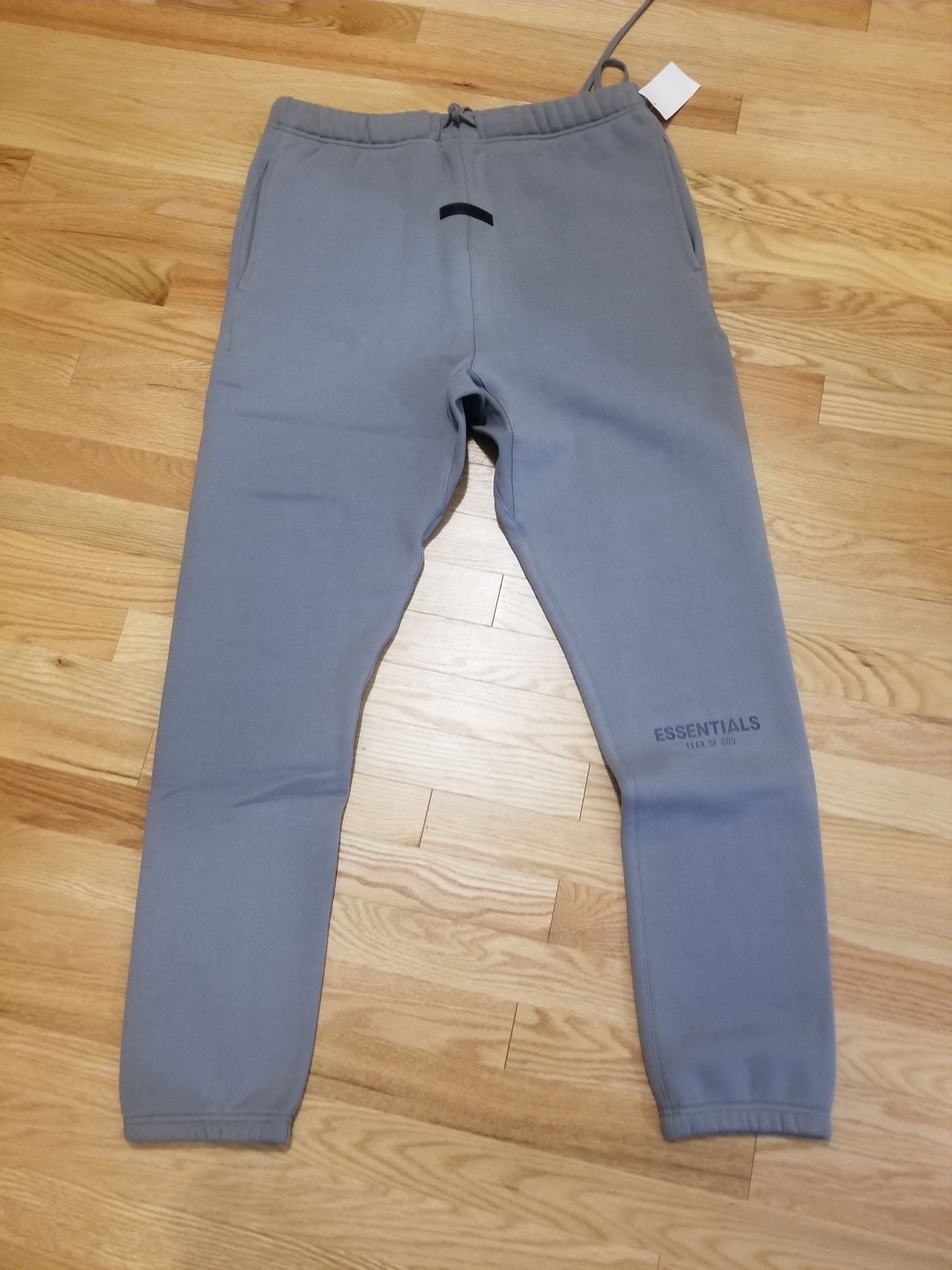 image of Essentials Ss20 Cement/pebble Fleece Sweatpants in Cement Grey, Men's (Size 34)
