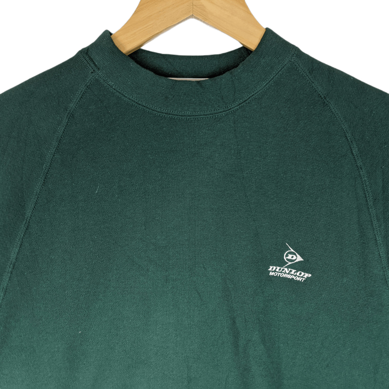 Dunlop × Japanese Brand Vintage 80's DUNLOP Motorsport Plain Jumper Sweatshirt Size US M / EU 48-50 / 2 - 3 Thumbnail
