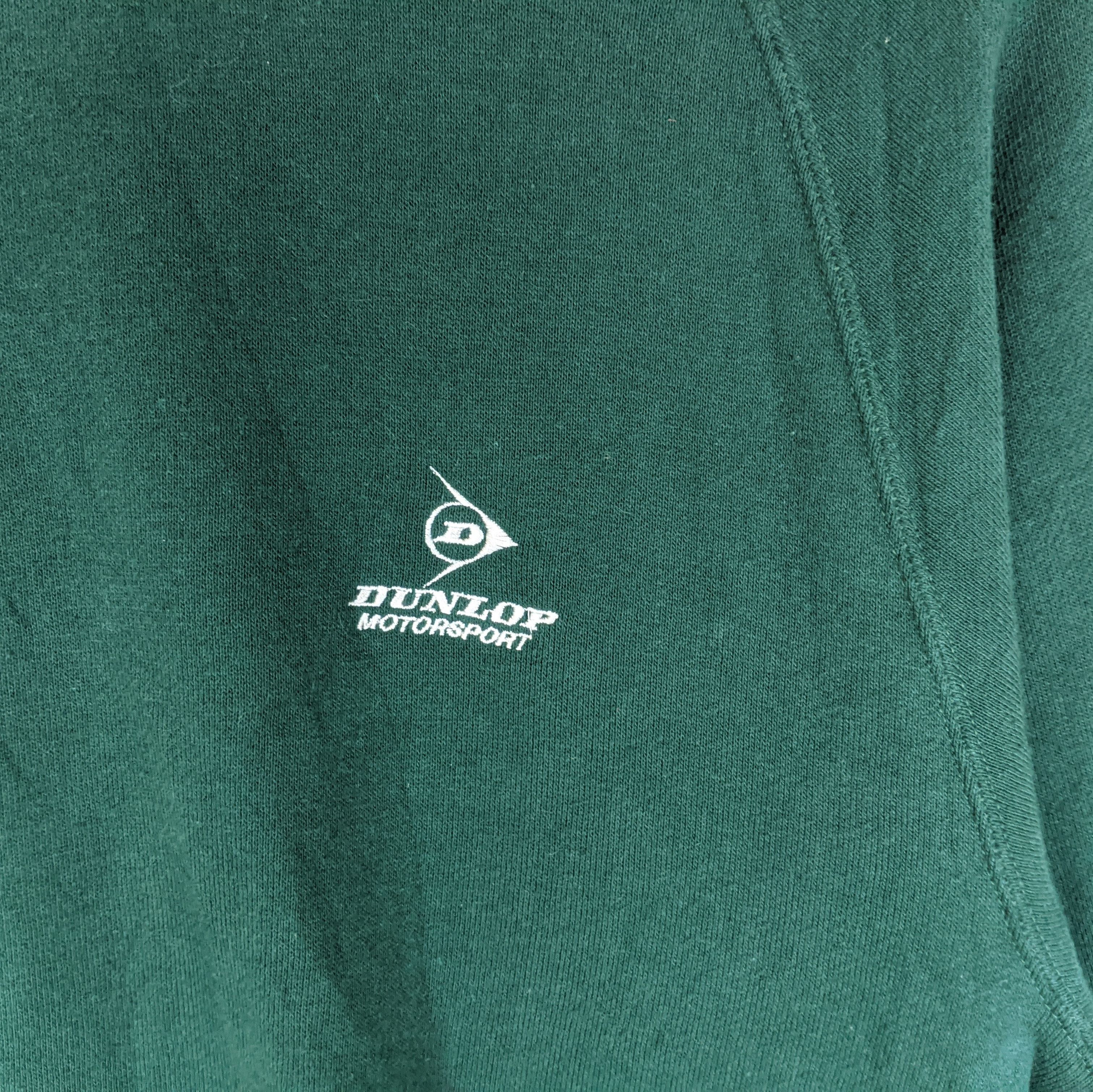 Dunlop × Japanese Brand Vintage 80's DUNLOP Motorsport Plain Jumper Sweatshirt Size US M / EU 48-50 / 2 - 9 Thumbnail
