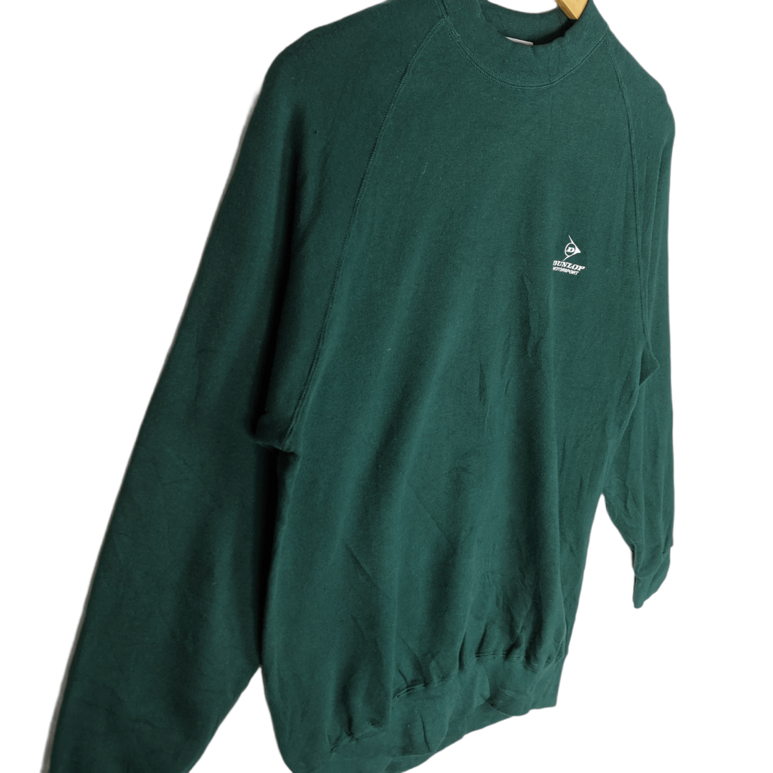 Dunlop × Japanese Brand Vintage 80's DUNLOP Motorsport Plain Jumper Sweatshirt Size US M / EU 48-50 / 2 - 6 Thumbnail
