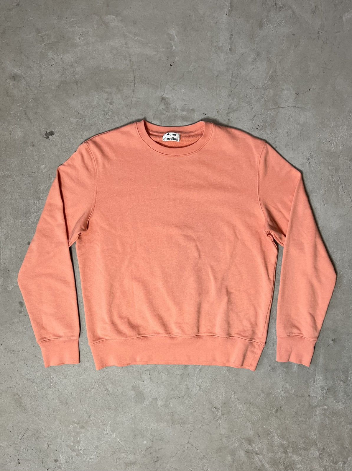 image of Acne Studios Sweatshirt in Peach, Men's (Size XL)