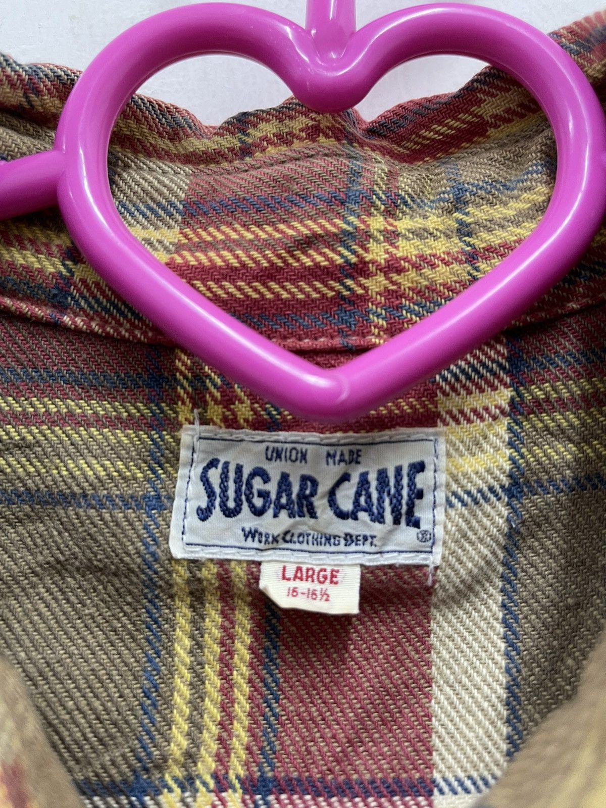 Sugar Cane Rare Vintage Union Made SUGAR CANE TOYO ENTERPRISE Shirt Size US L / EU 52-54 / 3 - 3 Thumbnail