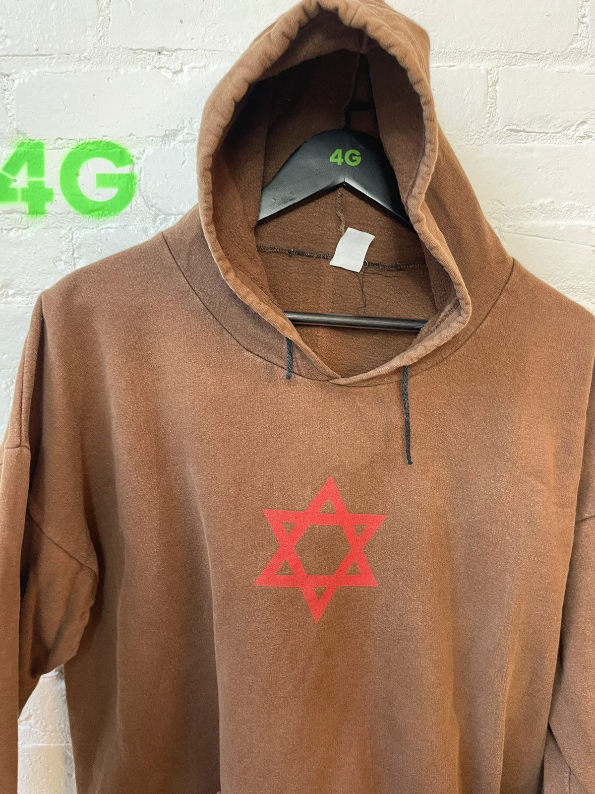 Vintage Vintage 90s Jewish Star of David Skater Sweatshirt Hoodie Size US XL / EU 56 / 4 - 4 Thumbnail