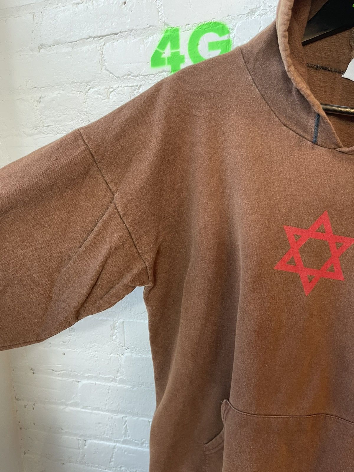 Vintage Vintage 90s Jewish Star of David Skater Sweatshirt Hoodie Size US XL / EU 56 / 4 - 3 Thumbnail
